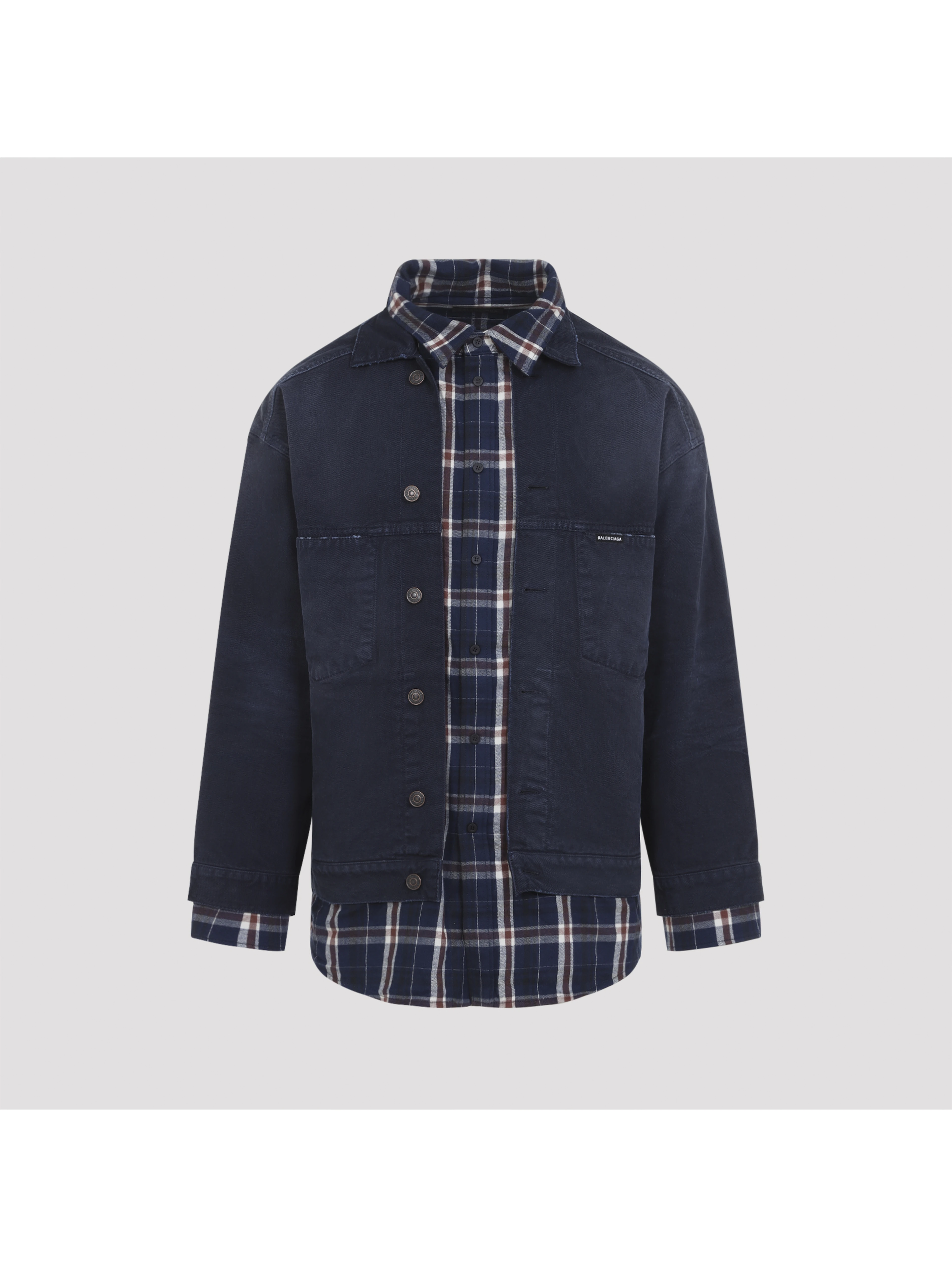 Balenciaga Patched Shirt Jacket