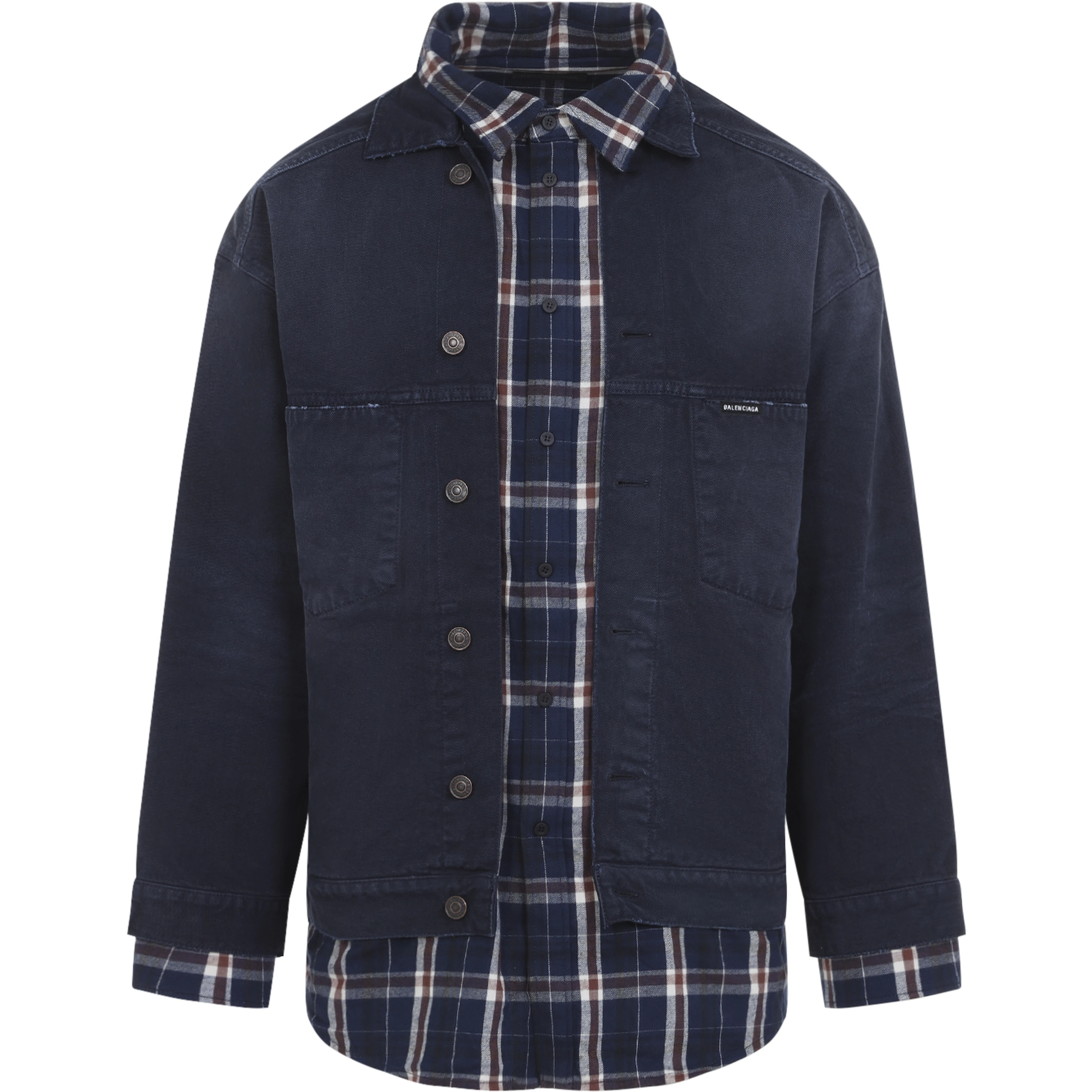 Balenciaga Patched Shirt Jacket