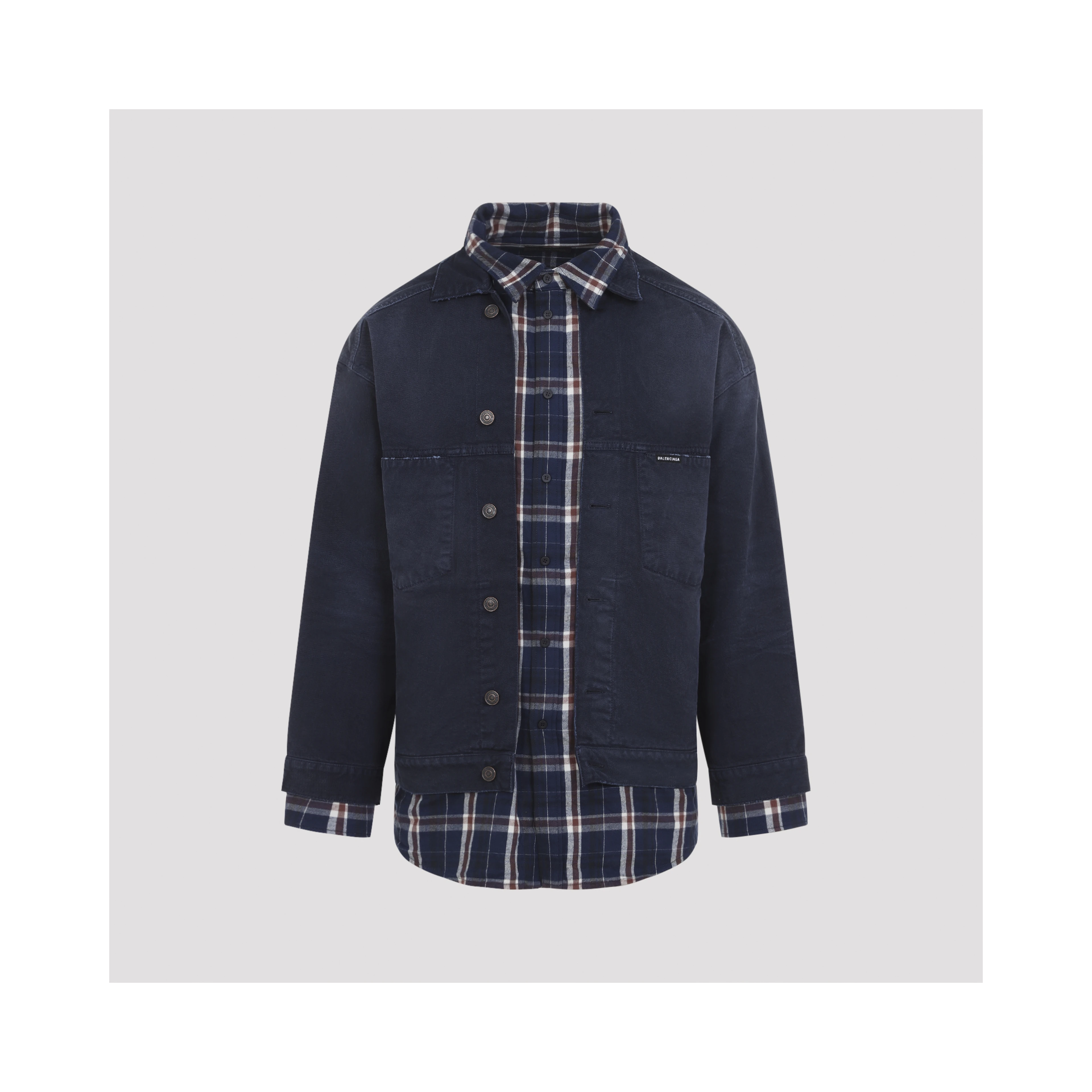 Balenciaga Patched Shirt Jacket