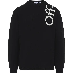 VERTICAL BOOKISH KNIT CREWNECK