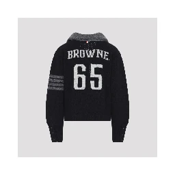 BROWNE 65 JERSEY INTARSIA SHAWL COLLAR CARDIGAN