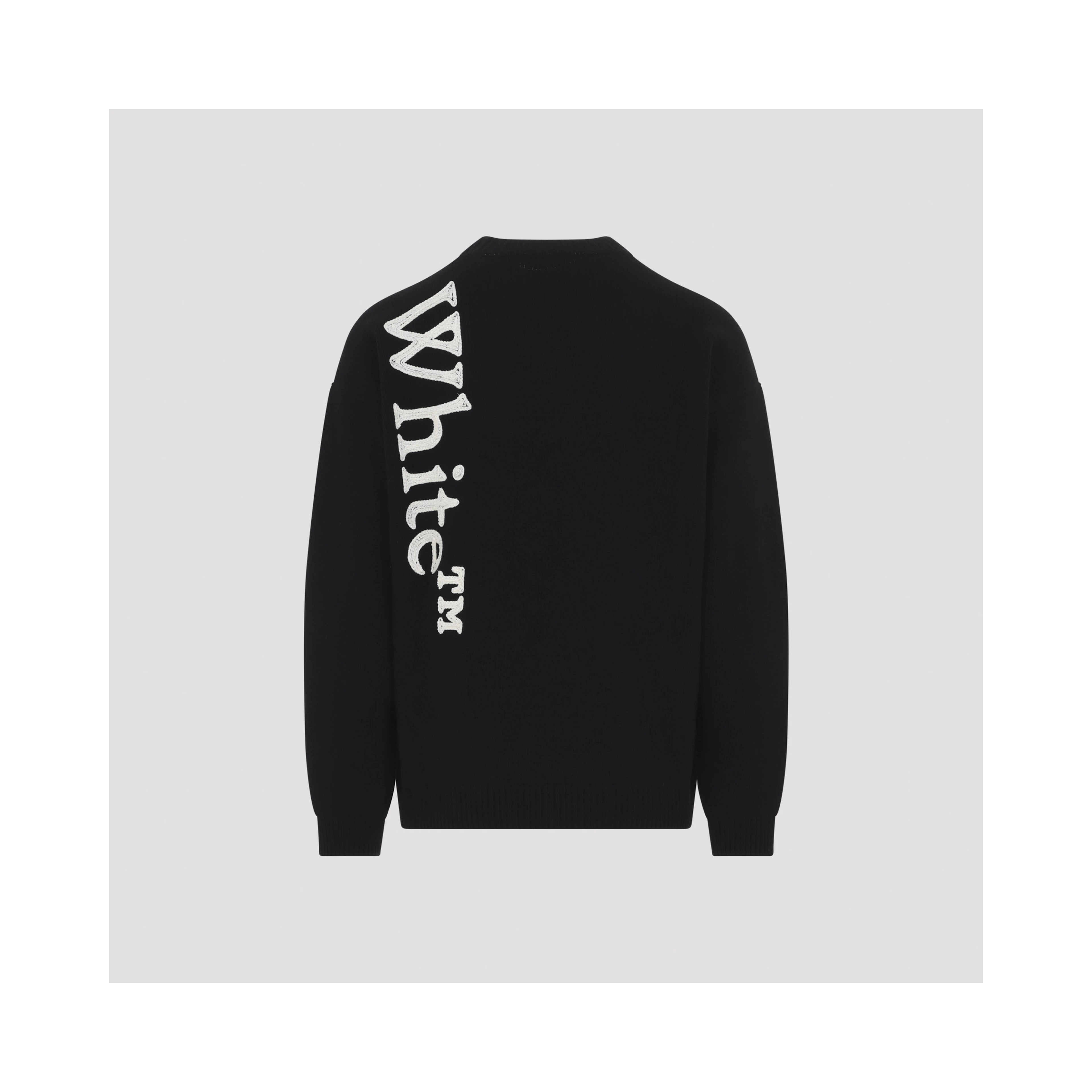 VERTICAL BOOKISH KNIT CREWNECK