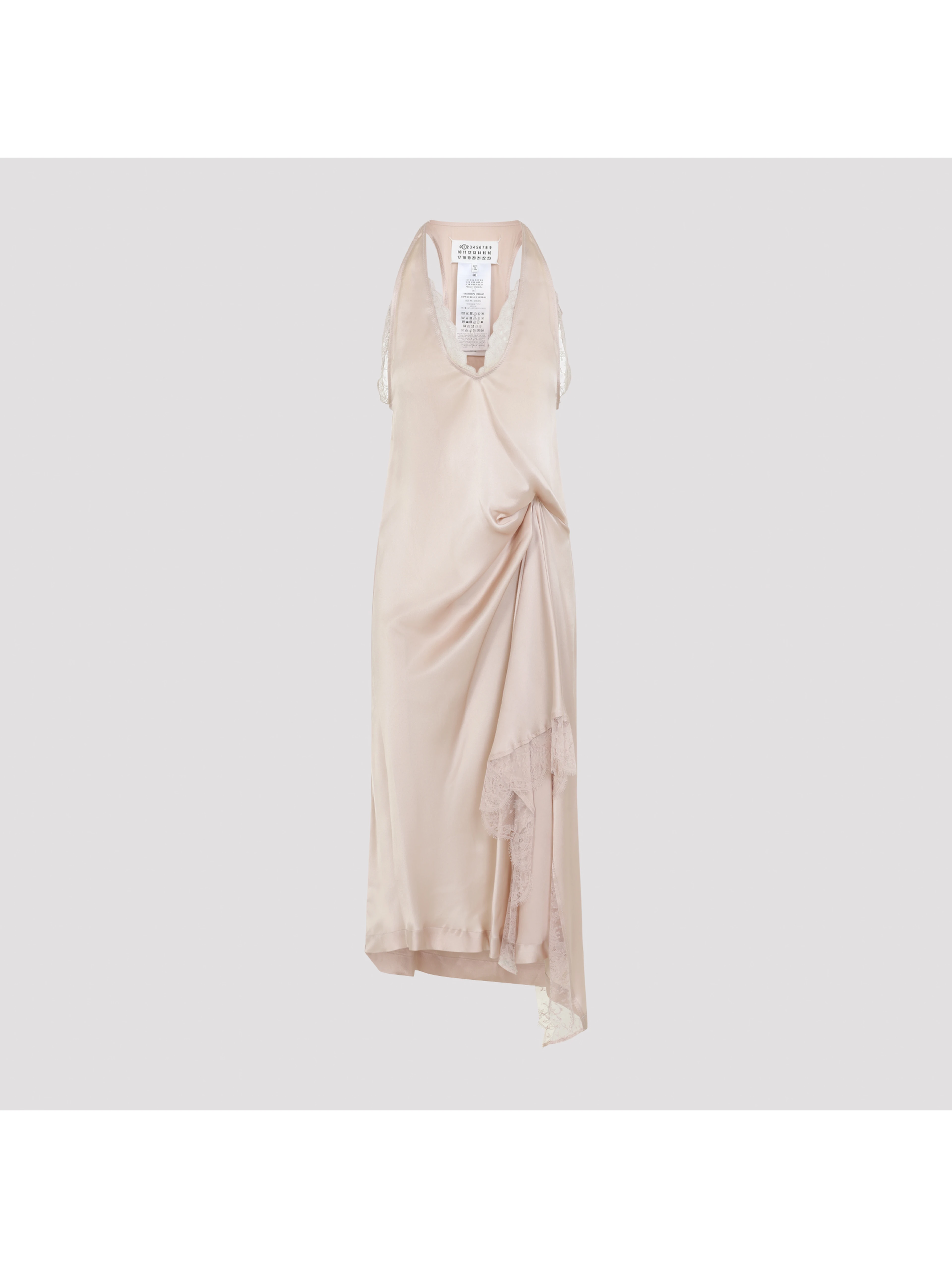 LACE SLIP MIDI DRESS