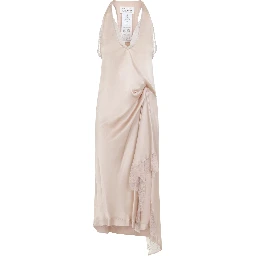 LACE SLIP MIDI DRESS