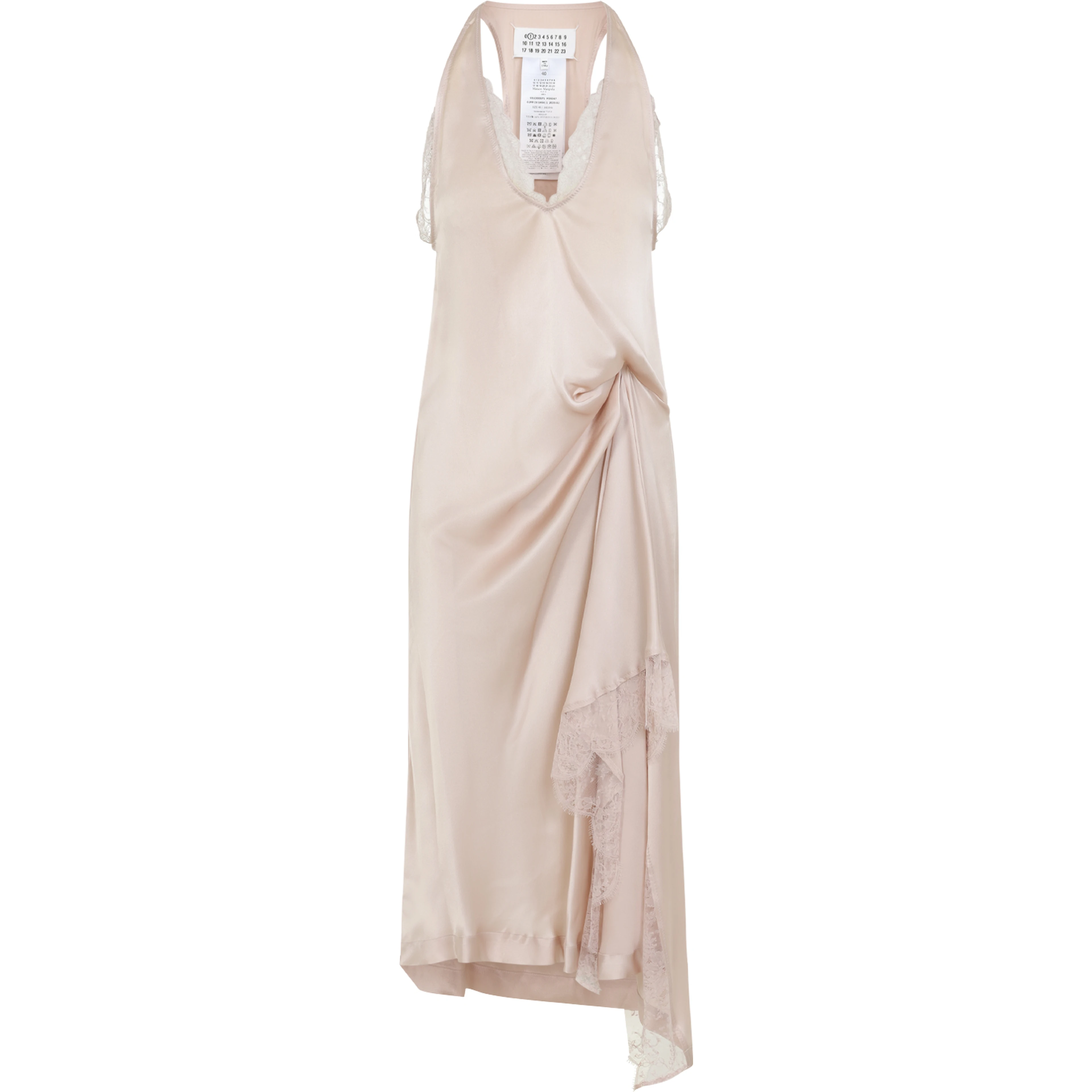 LACE SLIP MIDI DRESS