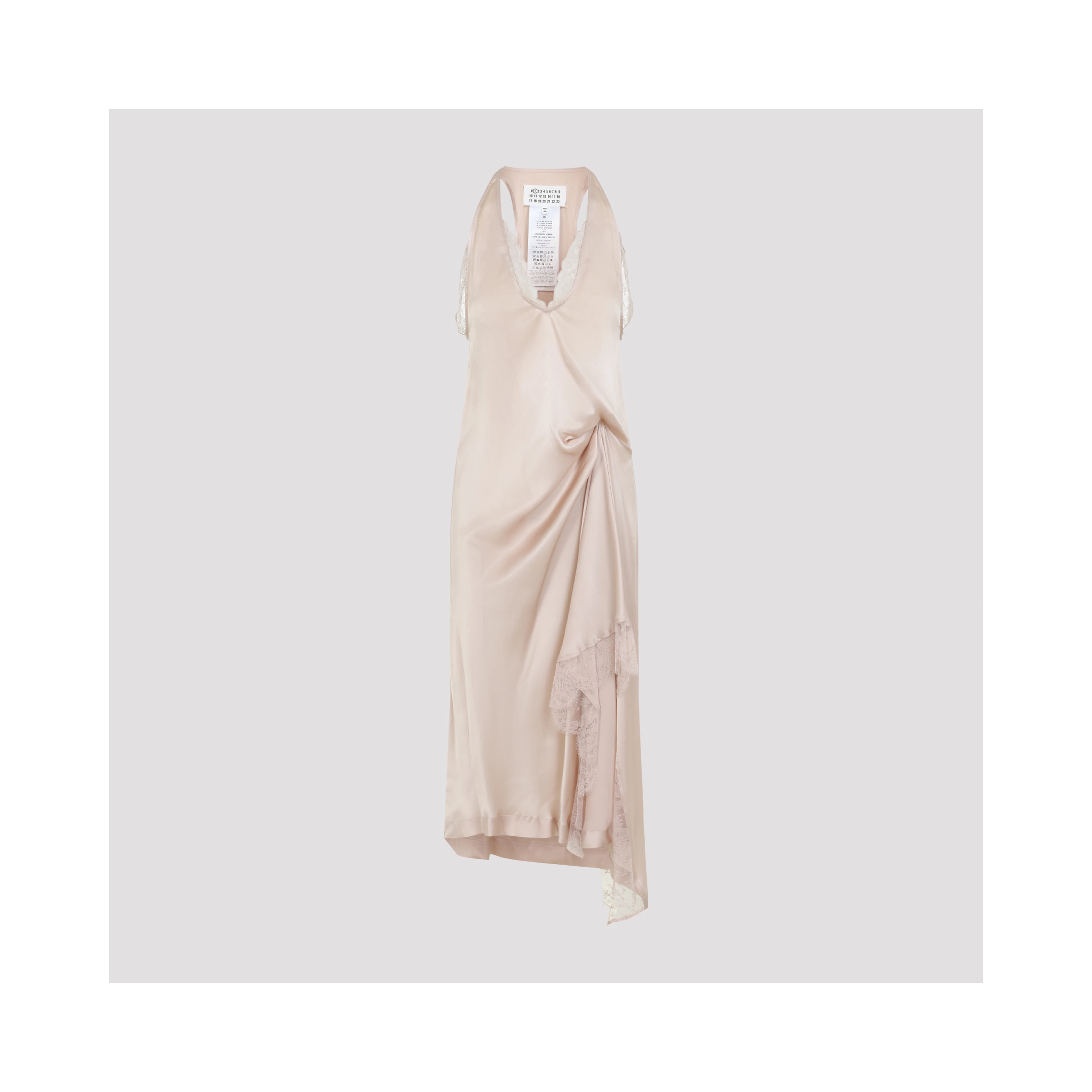 LACE SLIP MIDI DRESS