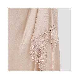 LACE SLIP MIDI DRESS