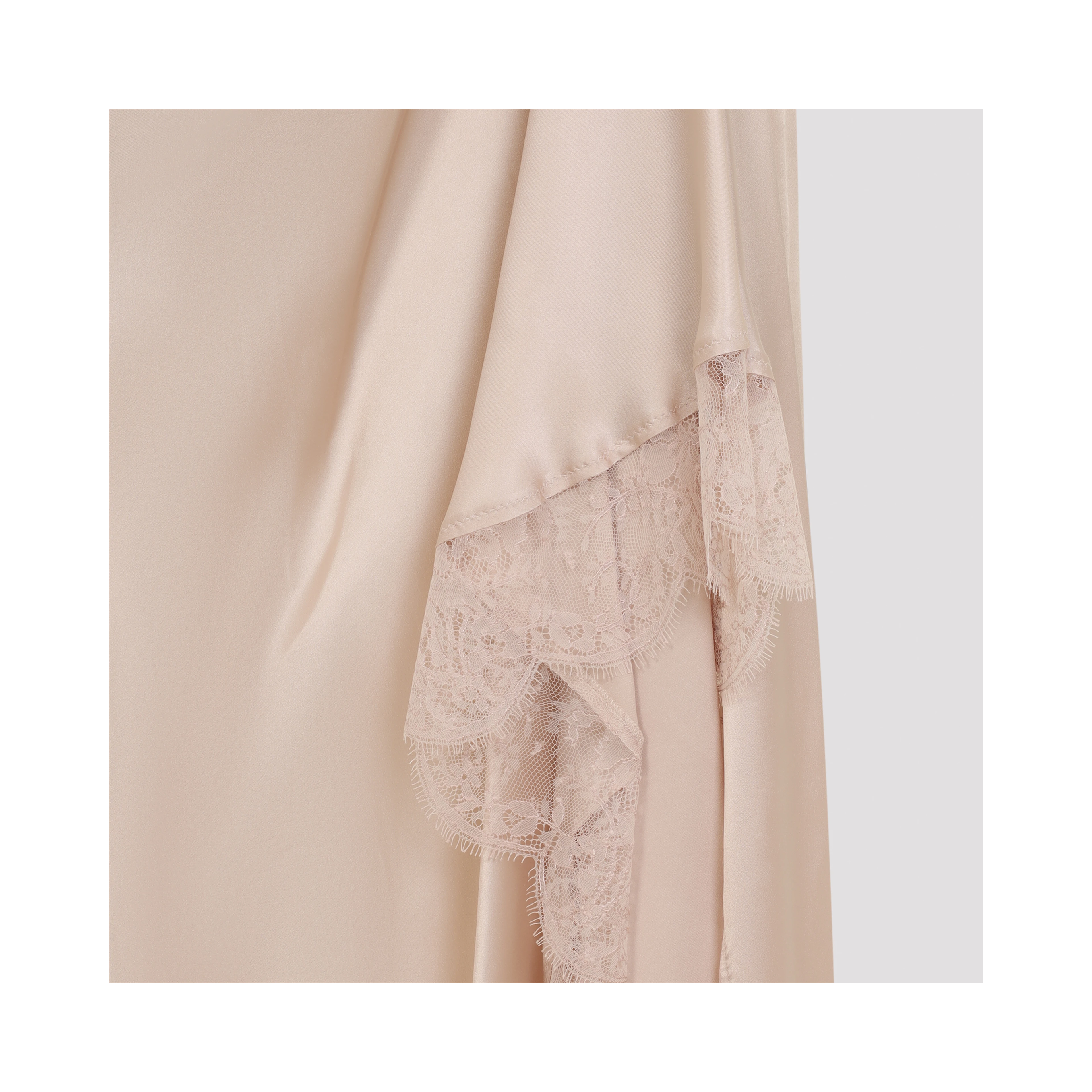 LACE SLIP MIDI DRESS