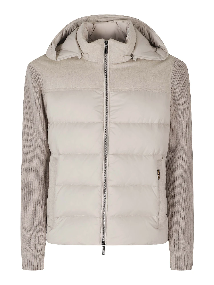 ALLORI LSM PIUMINO MANICHE IN MAGLIA LANA CASH NYLON