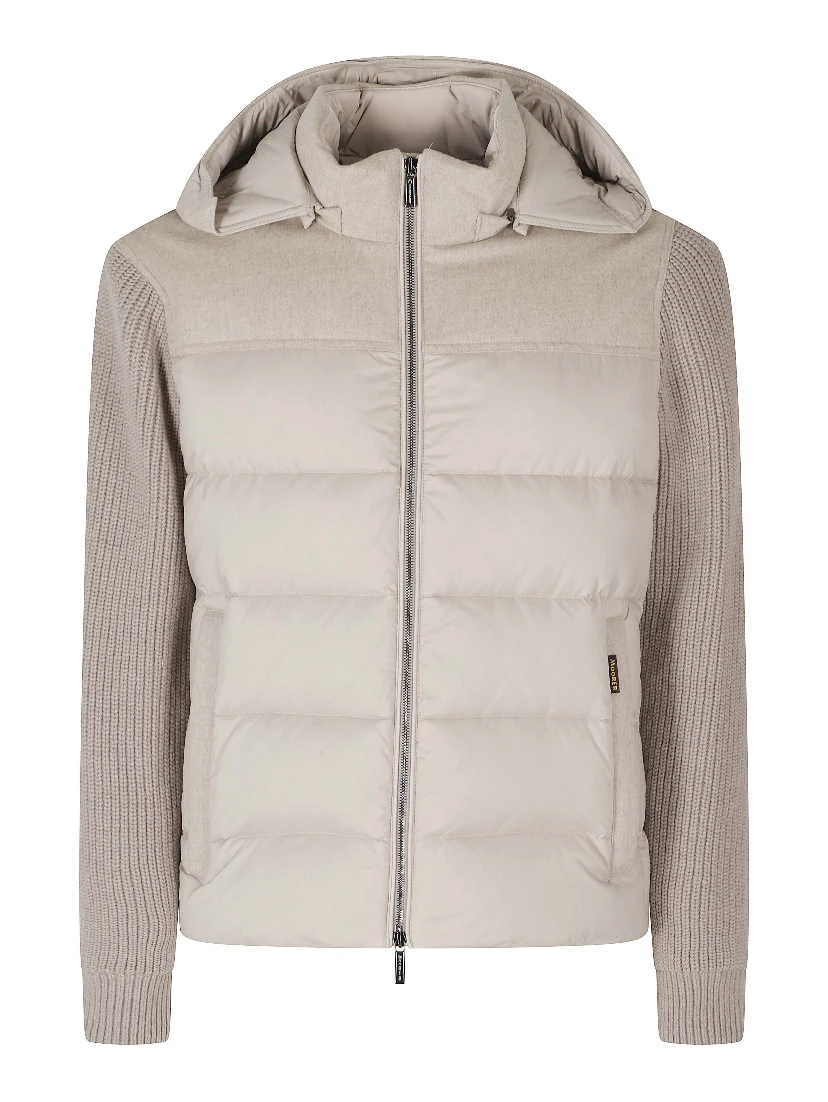 ALLORI LSM PIUMINO MANICHE IN MAGLIA LANA CASH NYLON