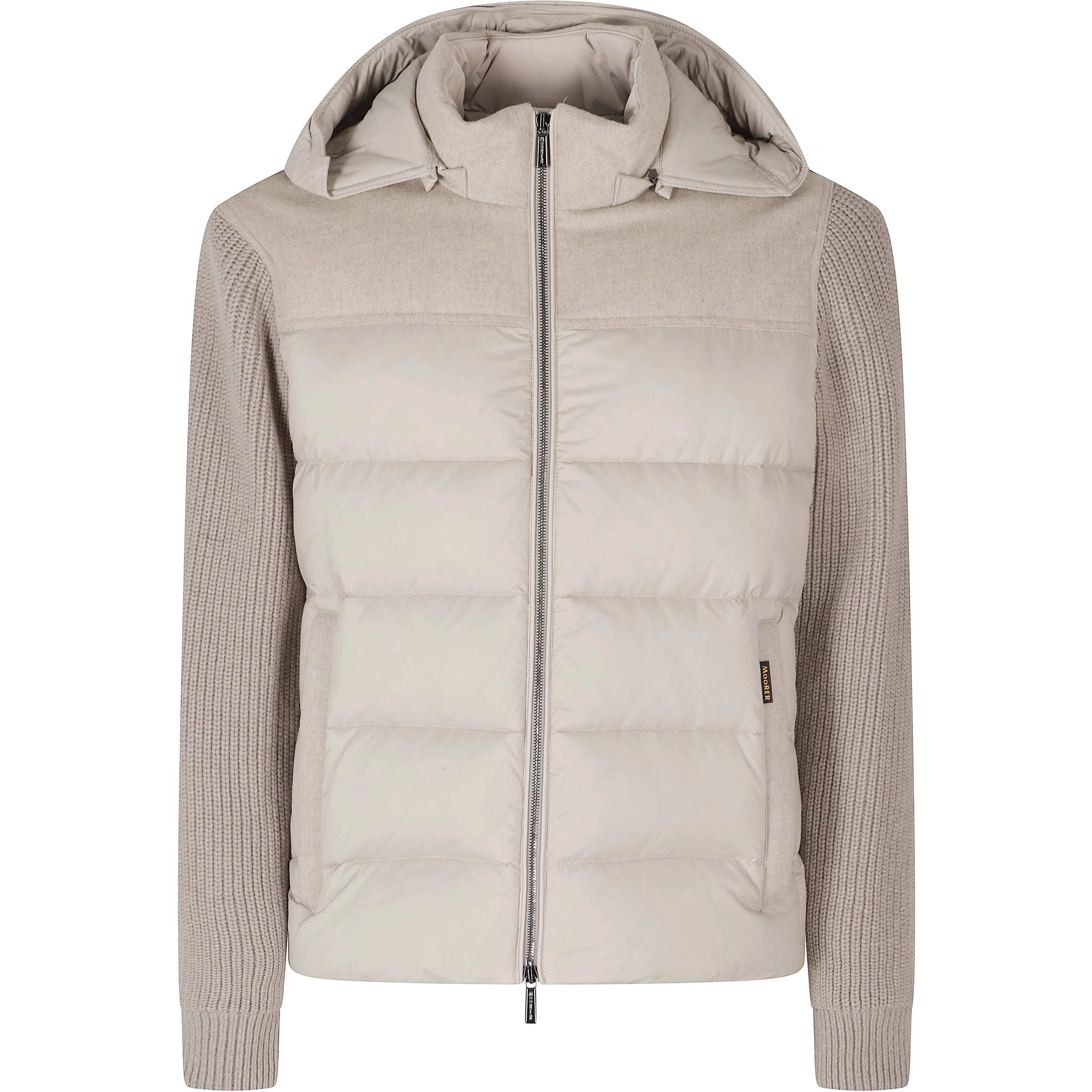 ALLORI LSM PIUMINO MANICHE IN MAGLIA LANA CASH NYLON