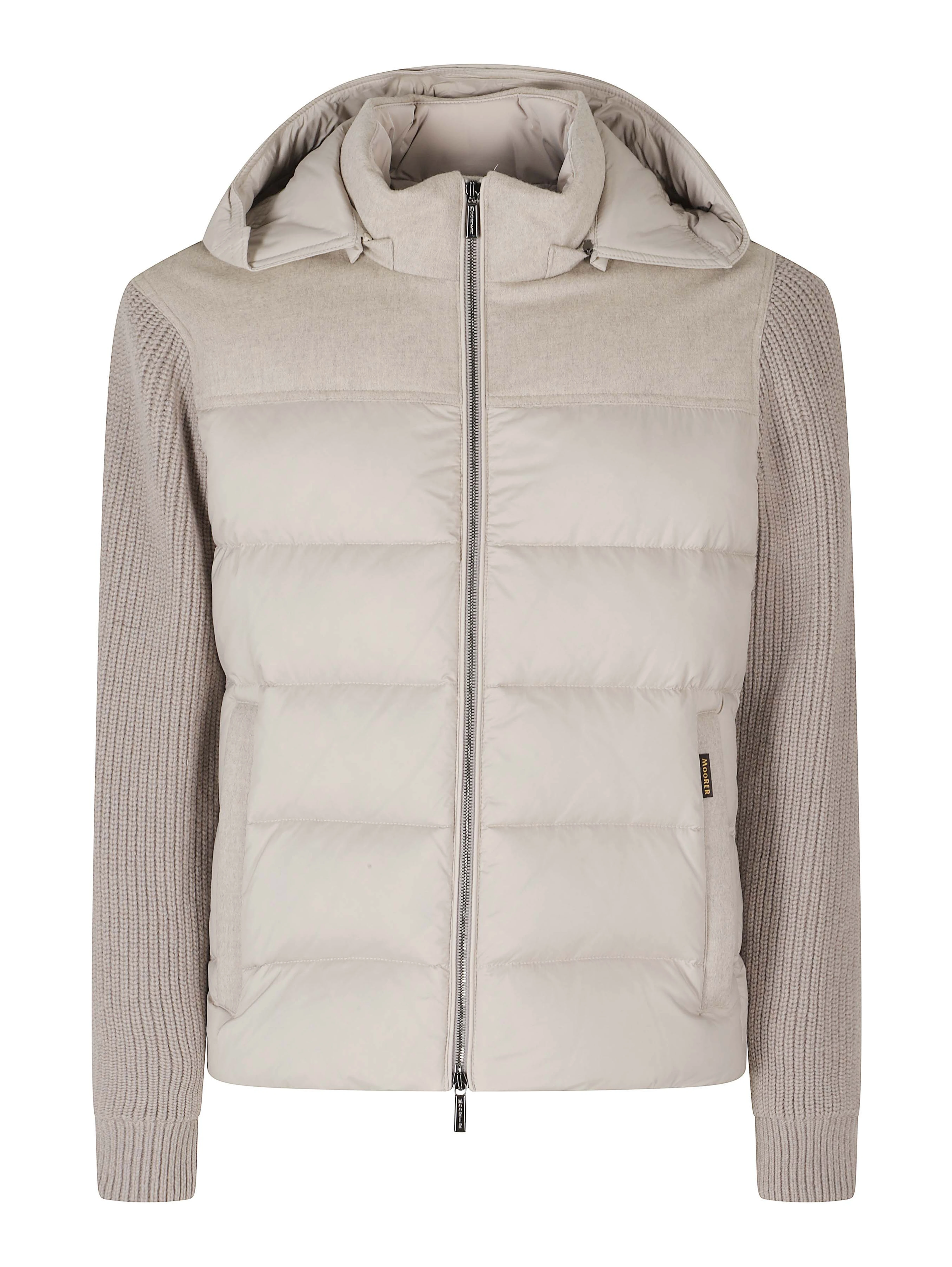 ALLORI LSM PIUMINO MANICHE IN MAGLIA LANA CASH NYLON