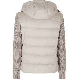 ALLORI LSM PIUMINO MANICHE IN MAGLIA LANA CASH NYLON