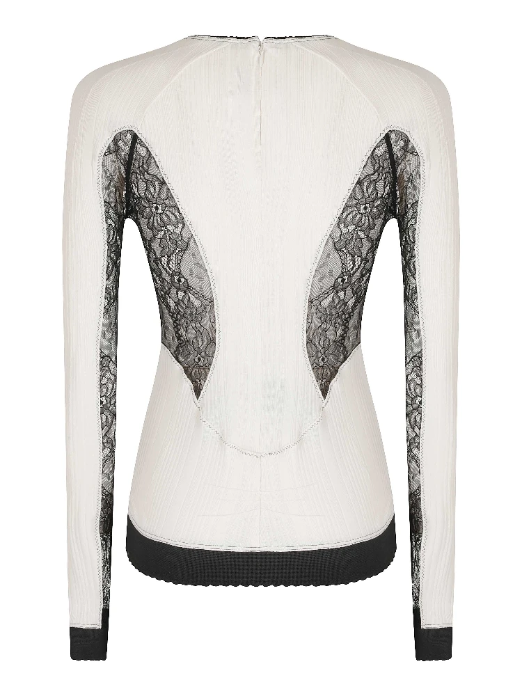 TOP RIB AND LACE alternative