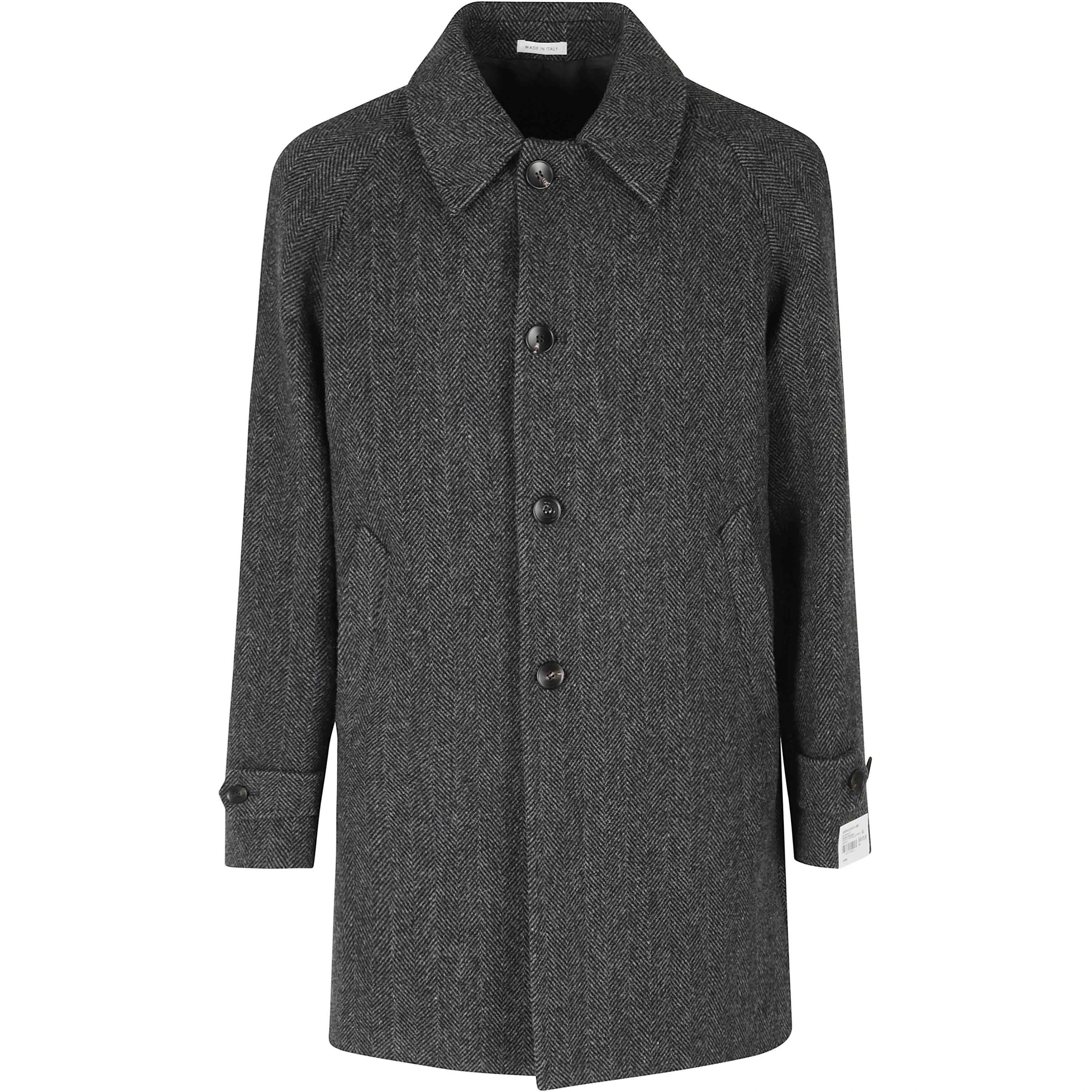 CAPPOTO LANA RAGLAN SPINATO