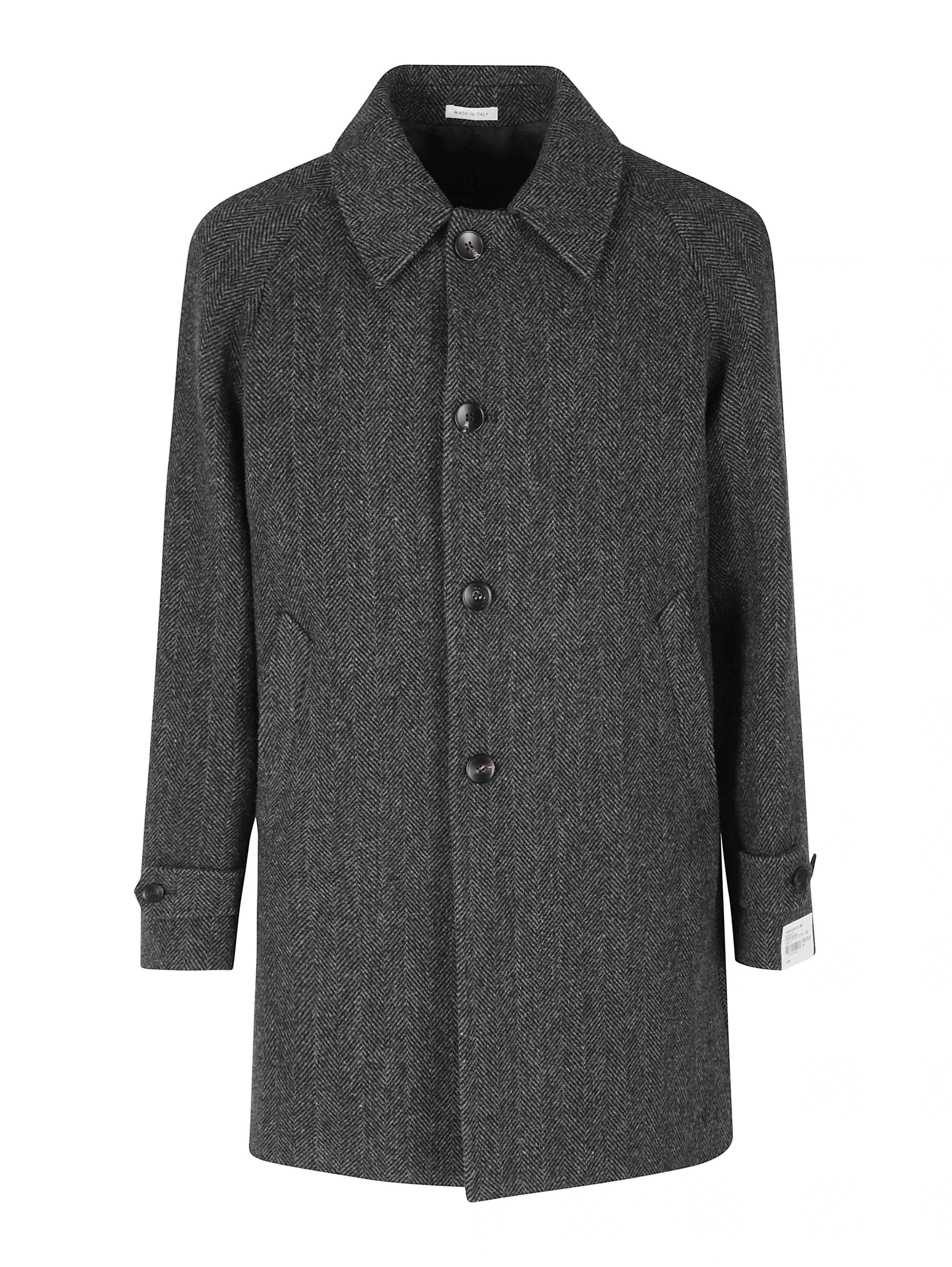 CAPPOTO LANA RAGLAN SPINATO