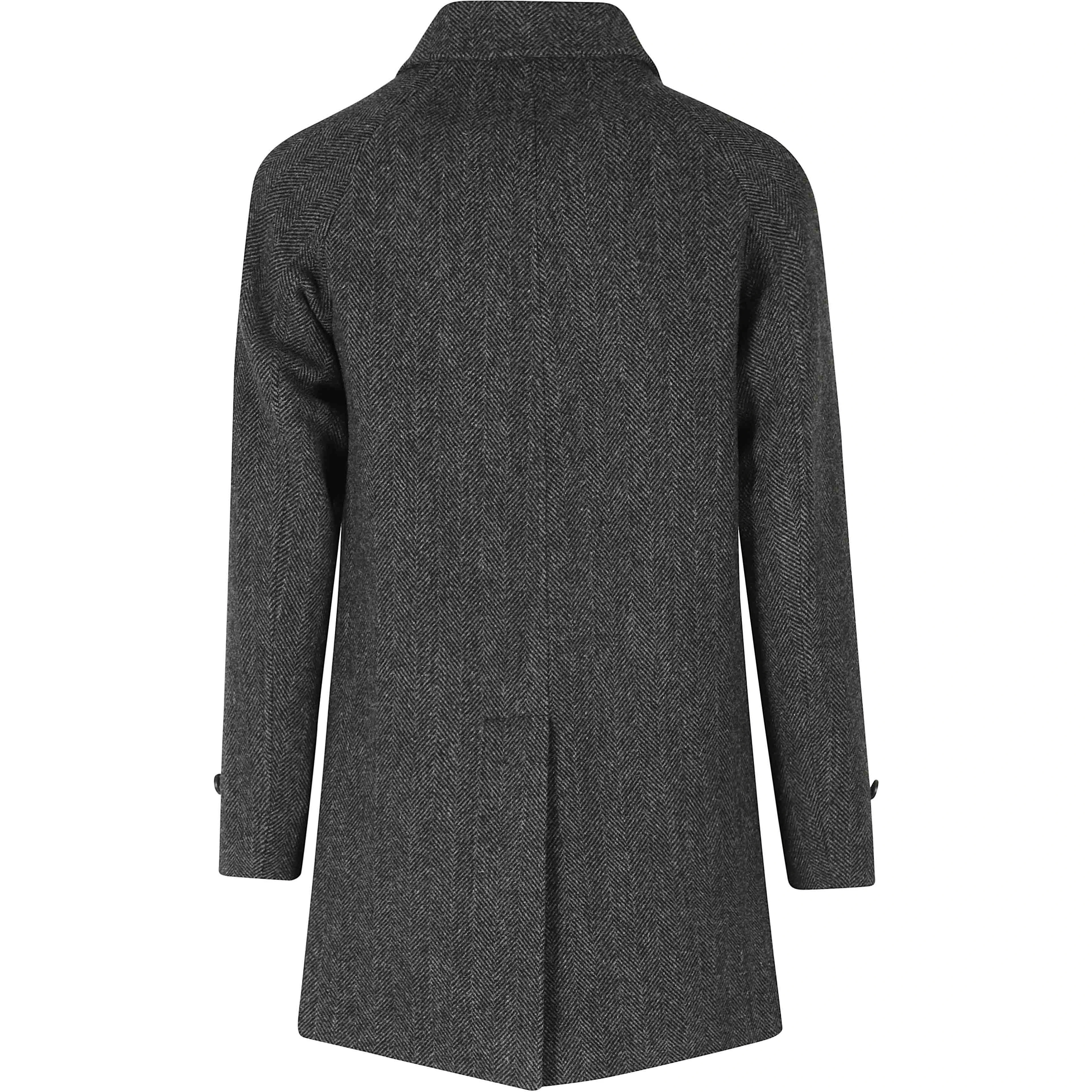 CAPPOTO LANA RAGLAN SPINATO