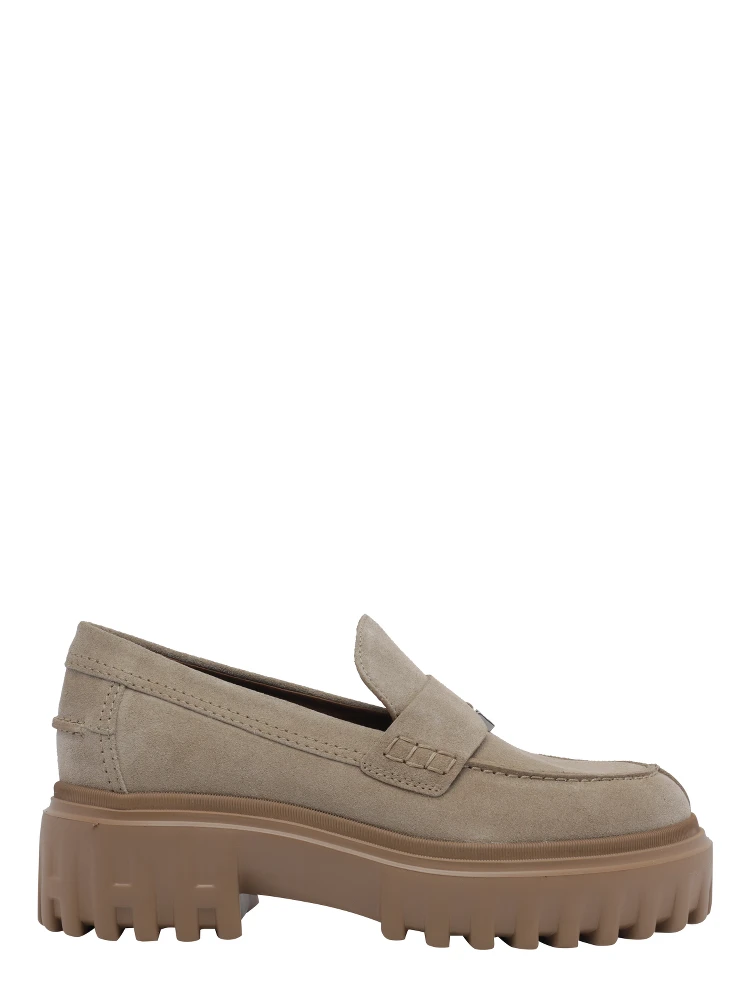 Hogan Flat shoes Beige