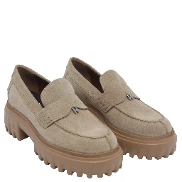 Hogan Flat shoes Beige