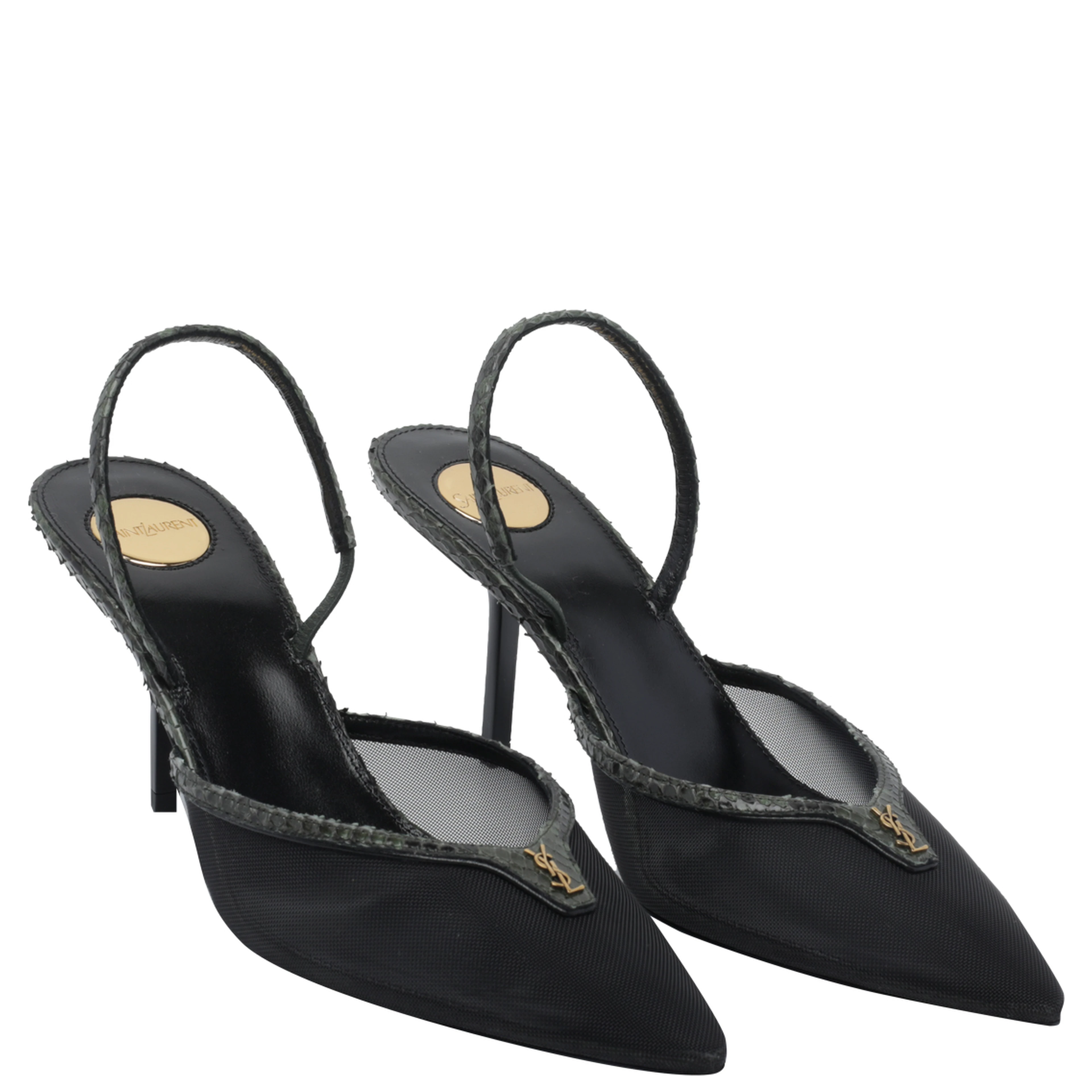 Saint Laurent With Heel Black