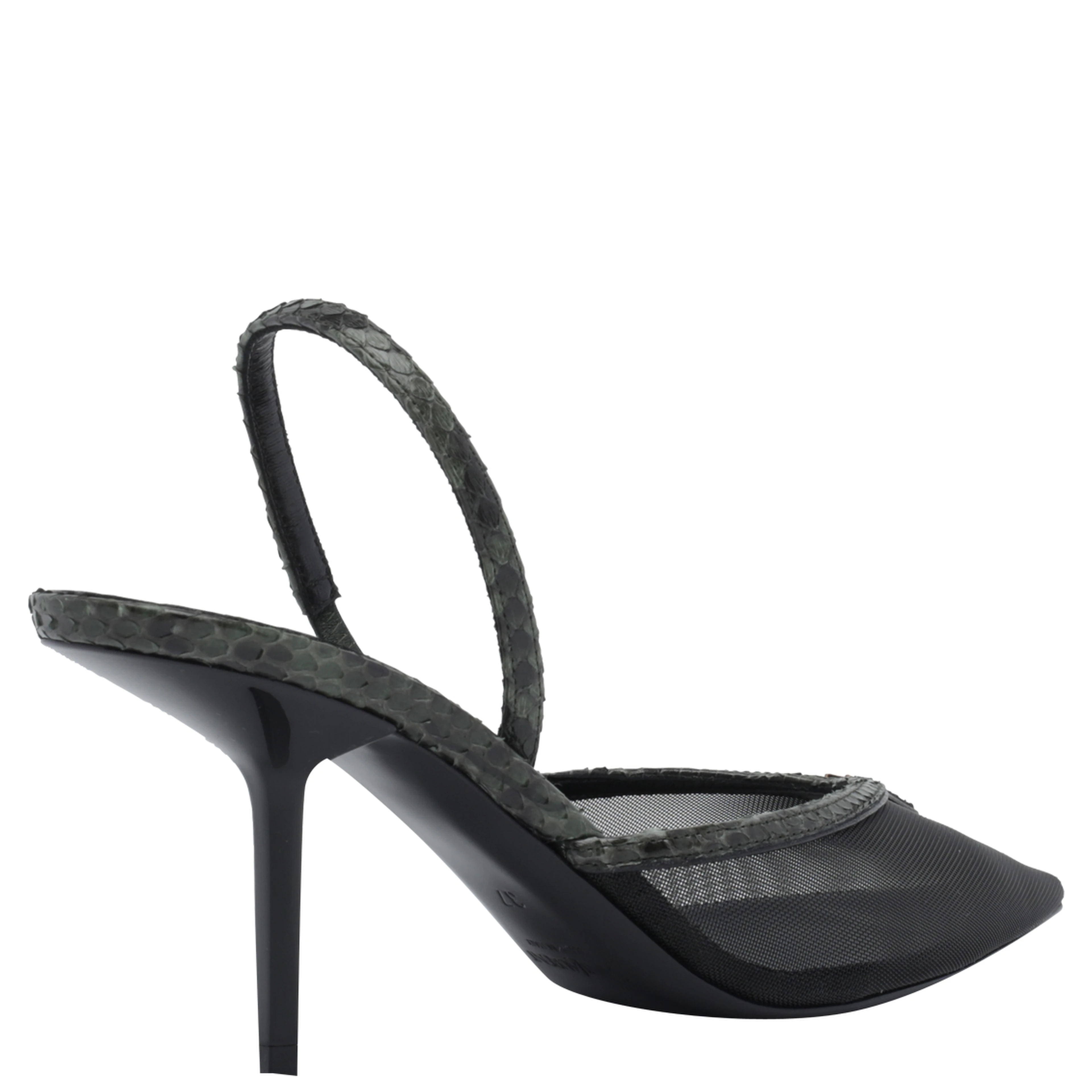 Saint Laurent With Heel Black
