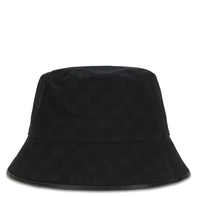 Black Polyester Bucket Hat