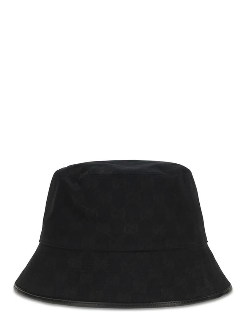 Black Polyester Bucket Hat