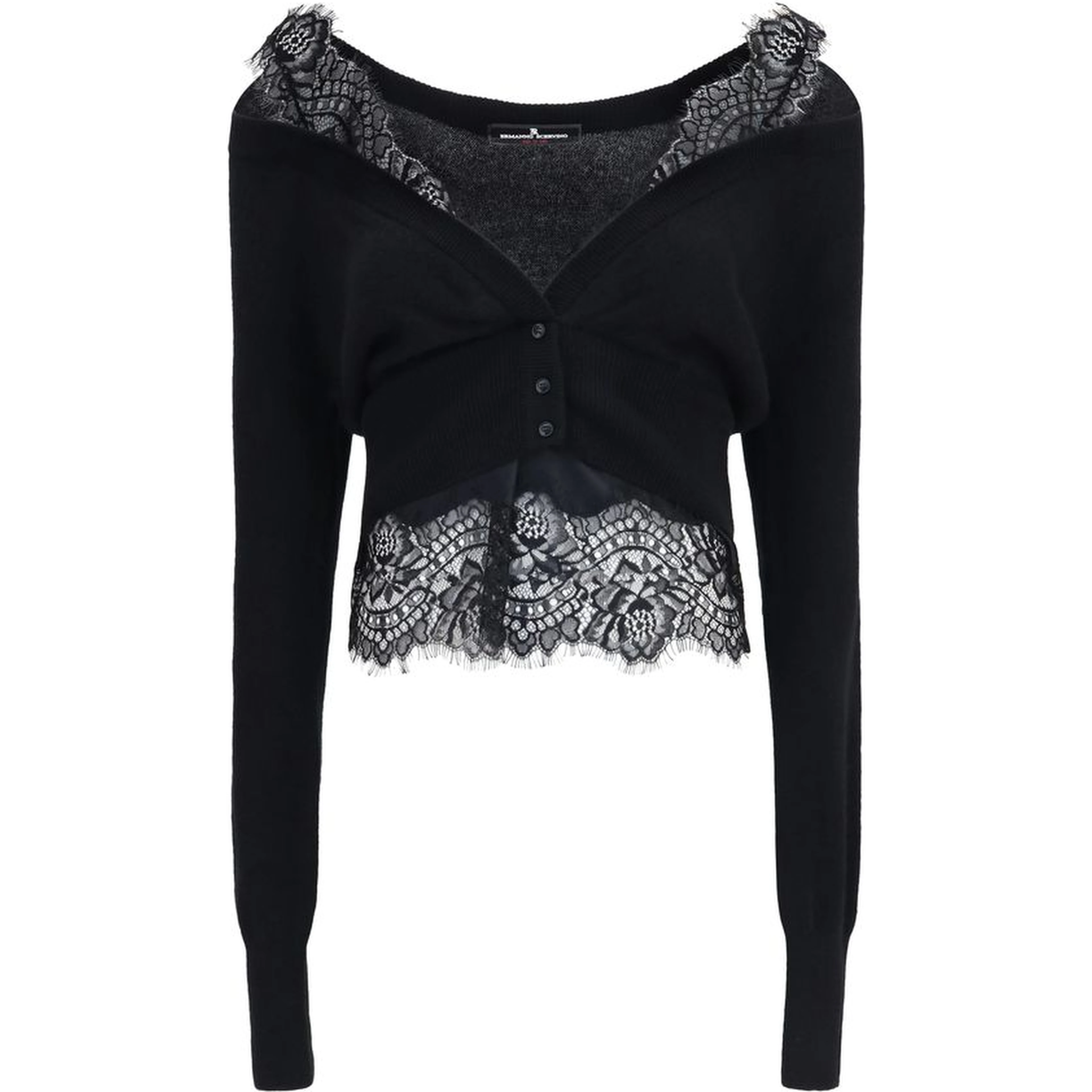 Black Cashmere Cardigan
