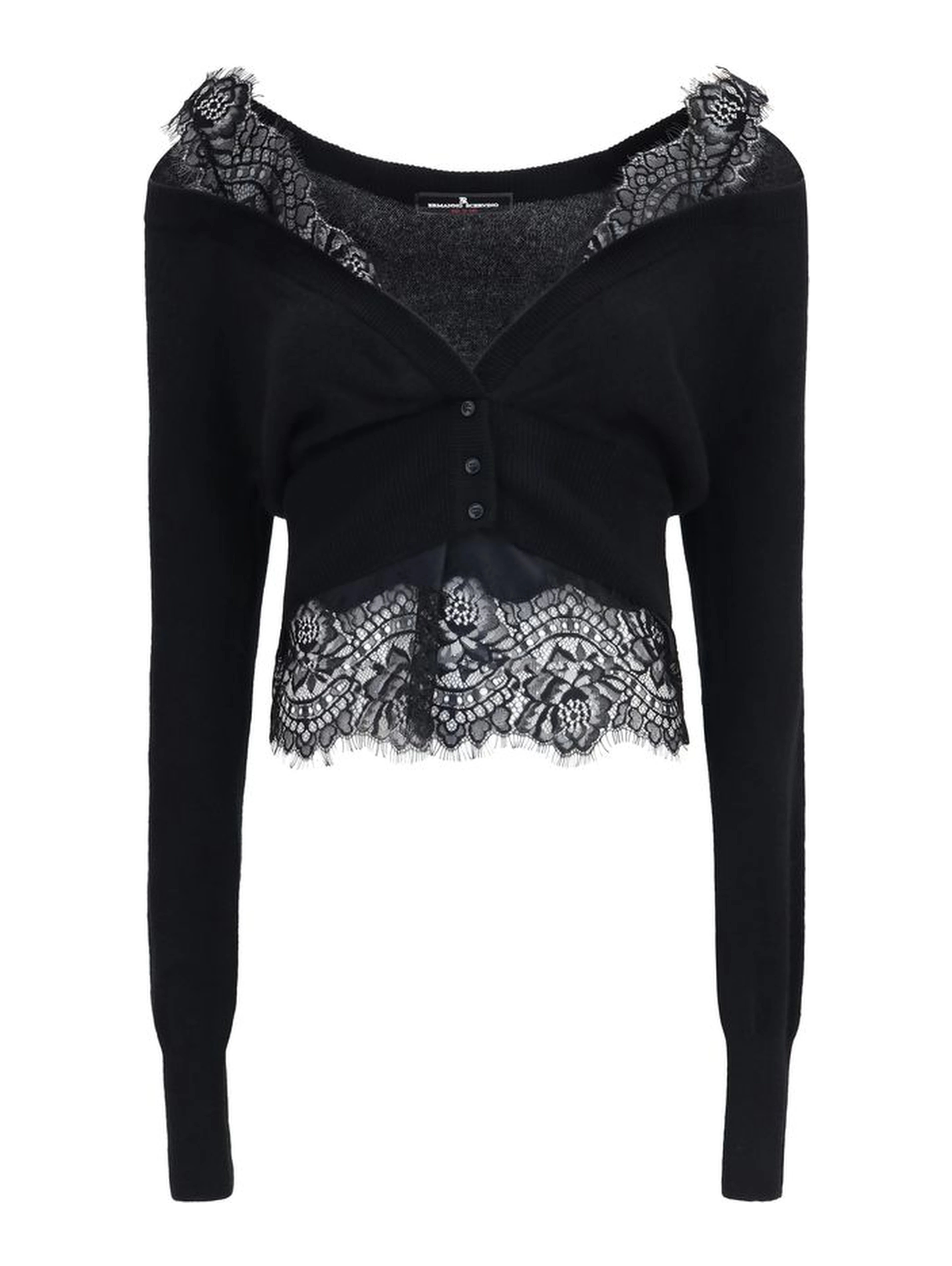 Black Cashmere Cardigan