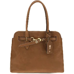 Brown Calf Leather Bos Taurus Shoulder Bag