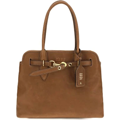 Brown Calf Leather Bos Taurus Shoulder Bag