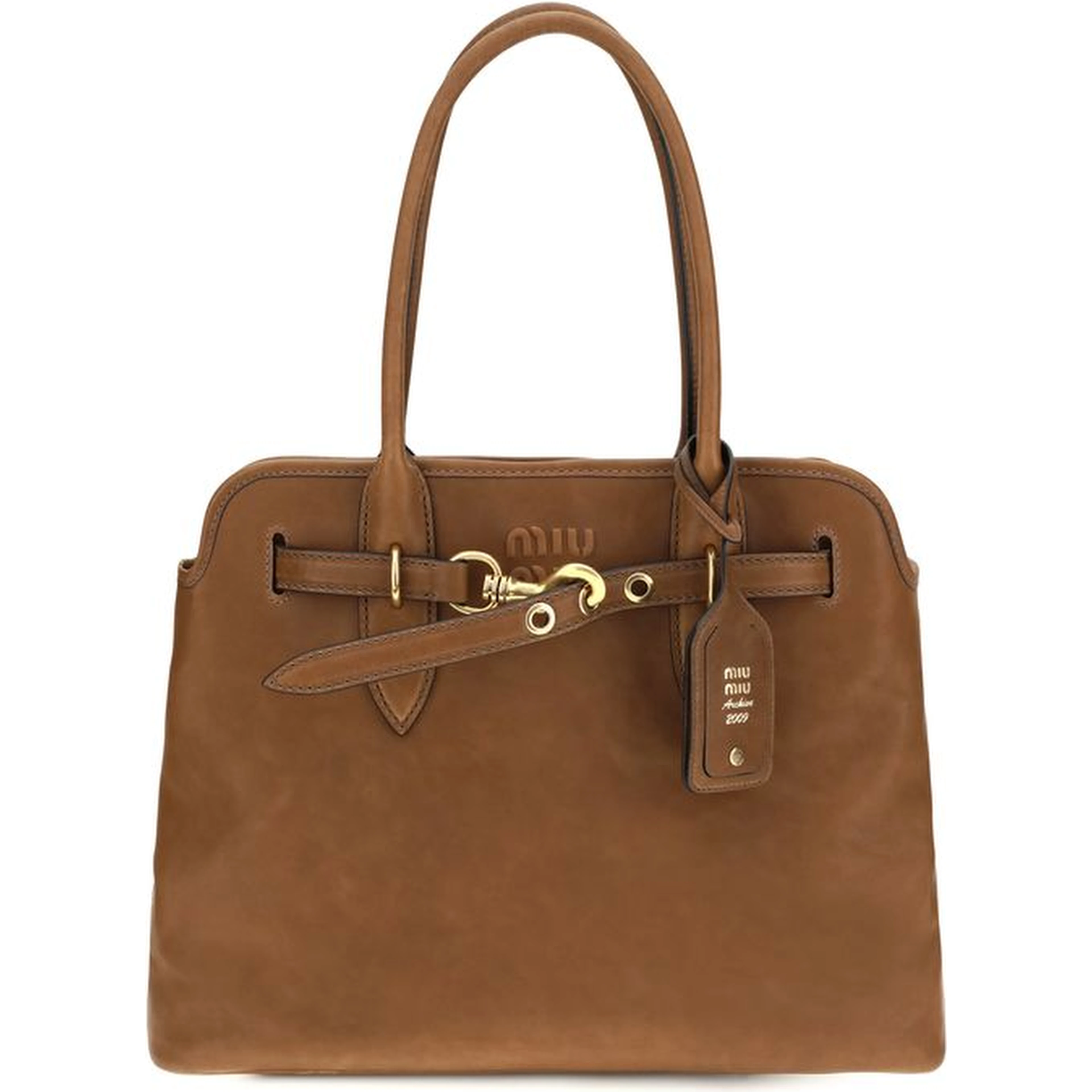 Brown Calf Leather Bos Taurus Shoulder Bag