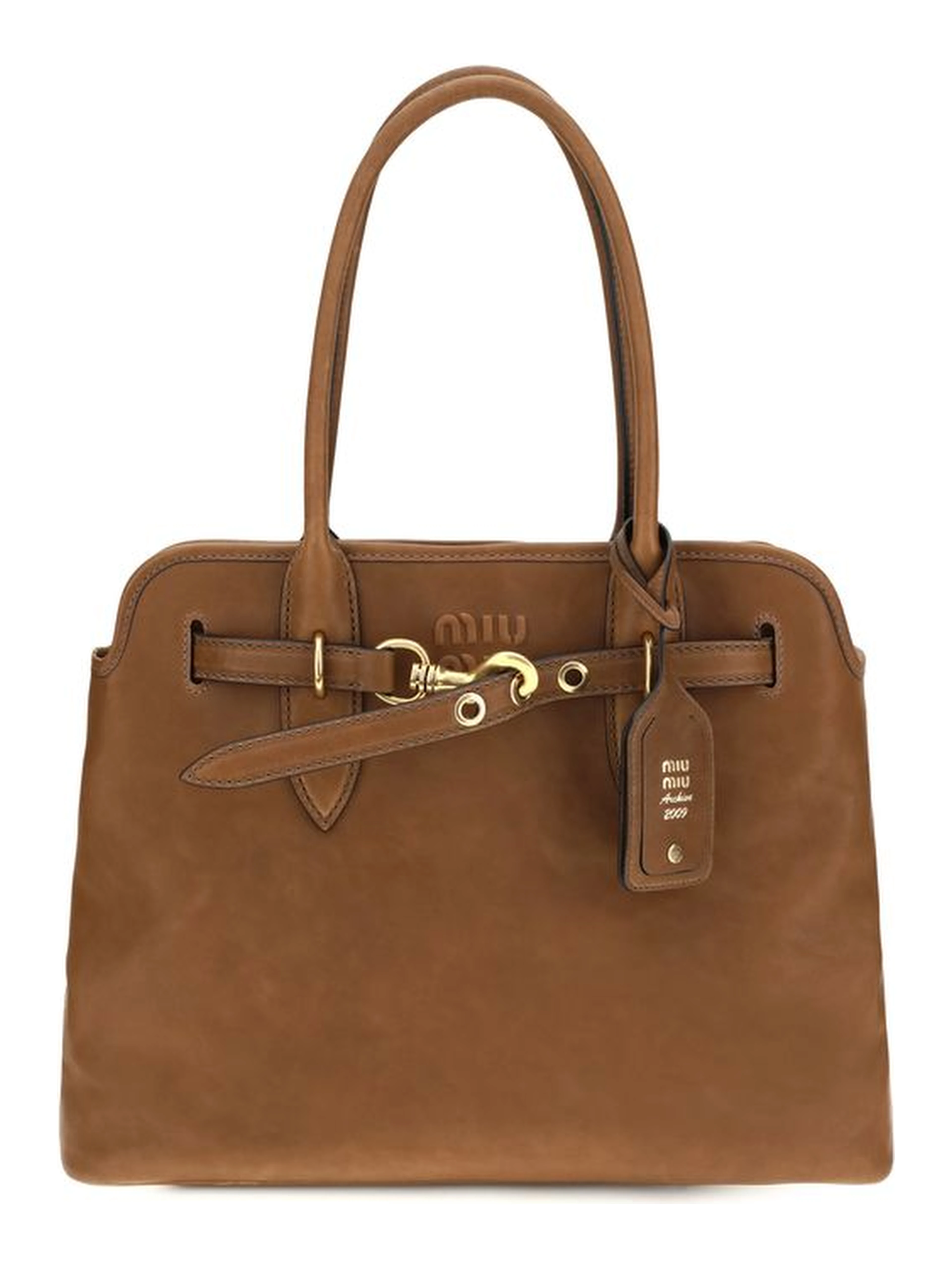 Brown Calf Leather Bos Taurus Shoulder Bag