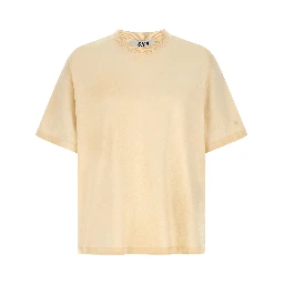 Beige Cotton T-Shirt