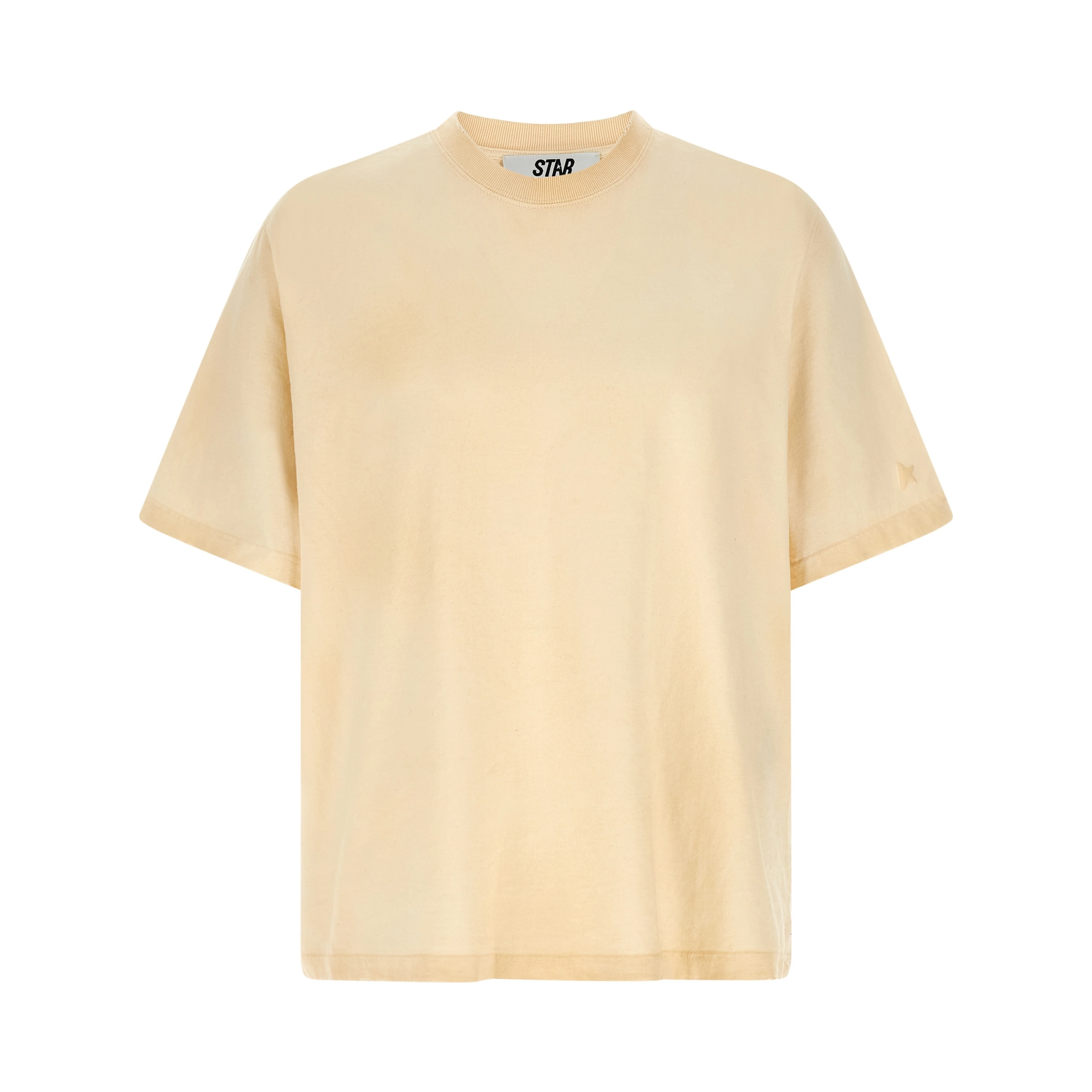 Beige Cotton T-Shirt