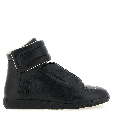 Black Calfskin Chunky Sneakers