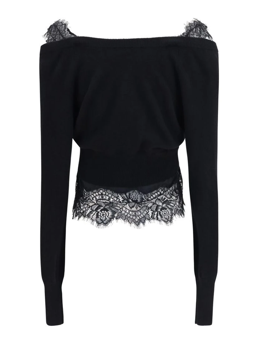 Black Cashmere Cardigan