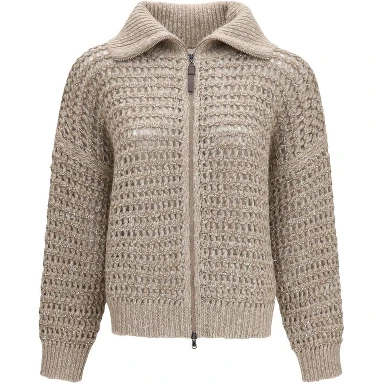 Gray Cashmere Cardigan