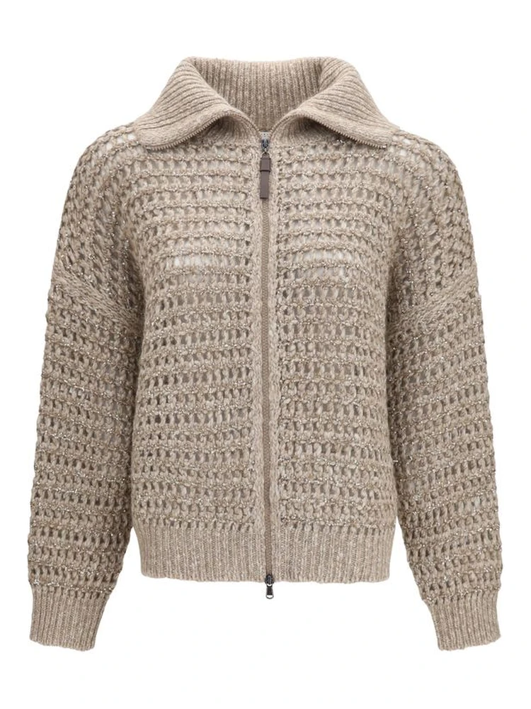 Gray Cashmere Cardigan