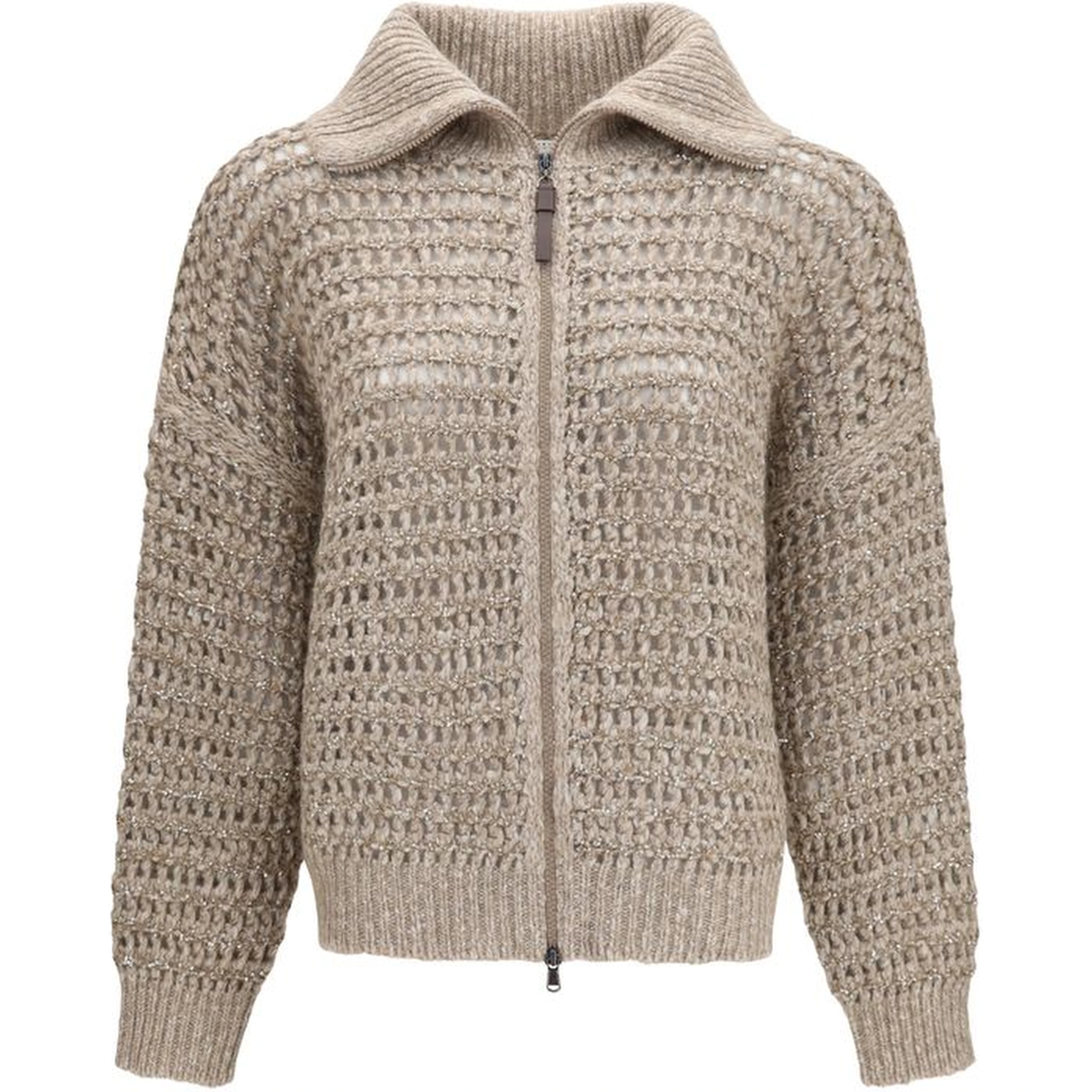 Gray Cashmere Cardigan