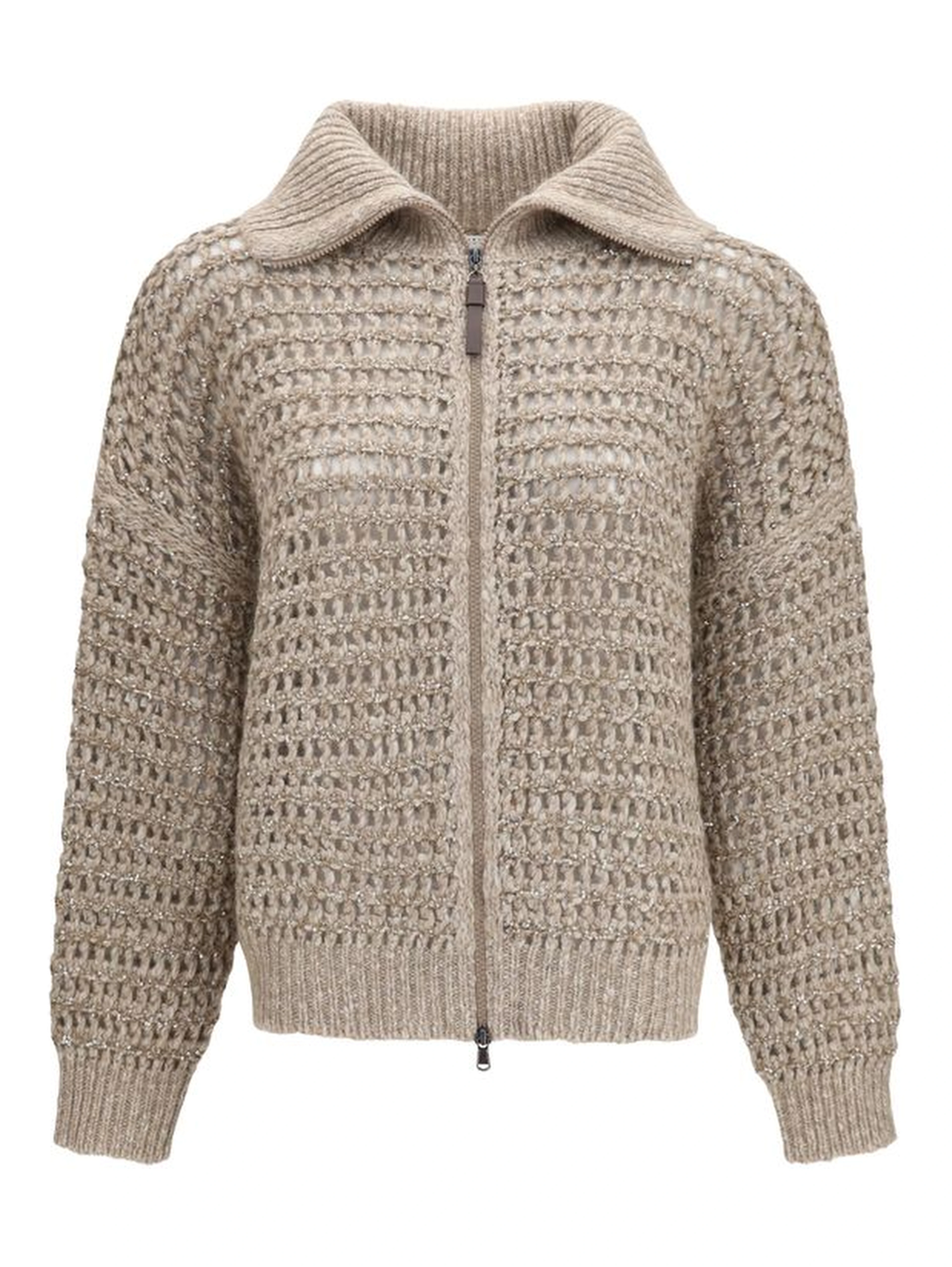 Gray Cashmere Cardigan