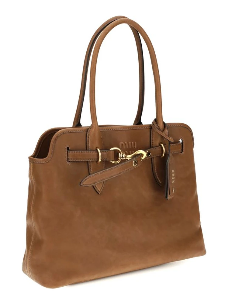 Brown Calf Leather Bos Taurus Shoulder Bag alternative