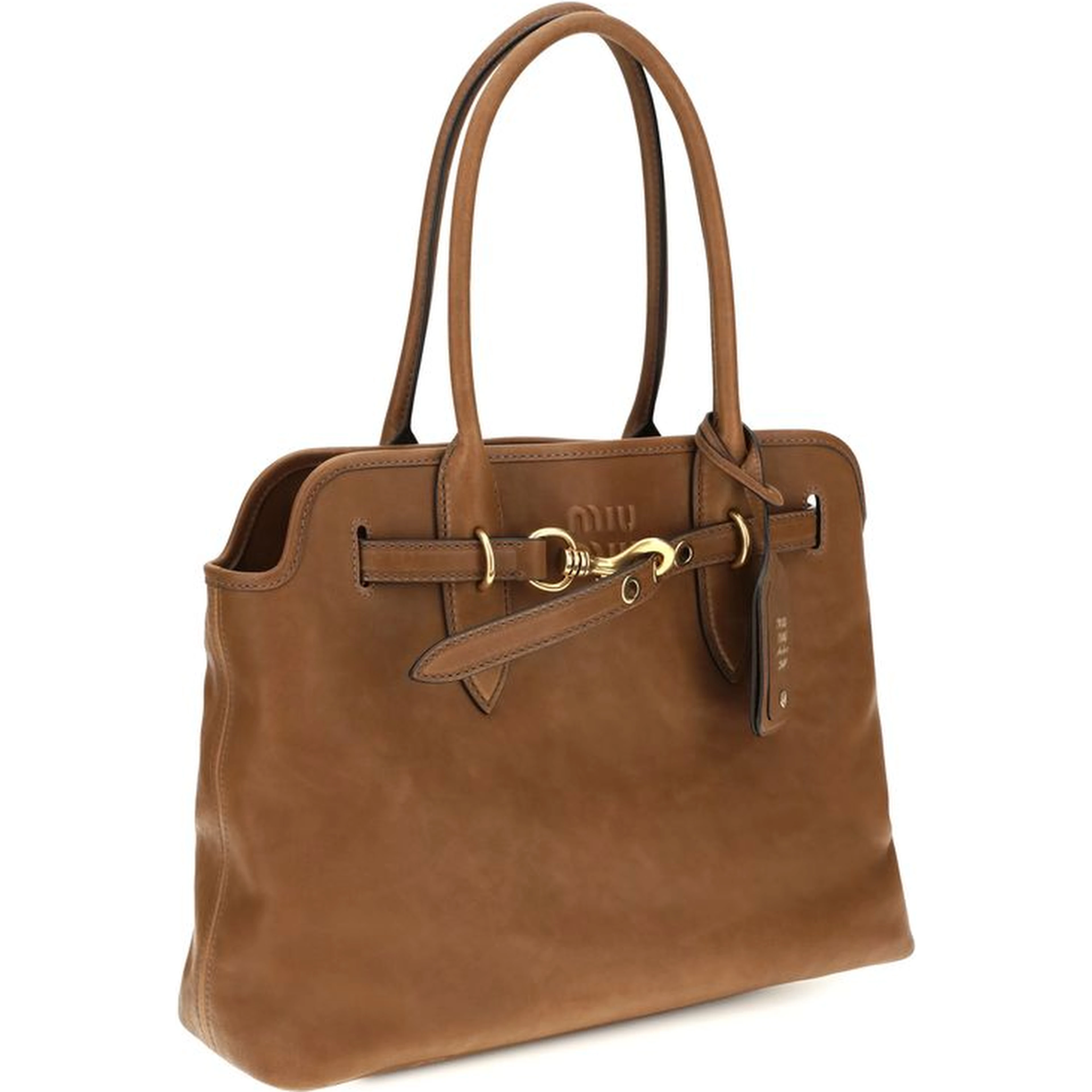 Brown Calf Leather Bos Taurus Shoulder Bag