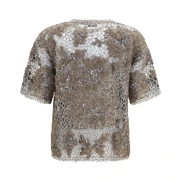 Beige Mohair Blouse