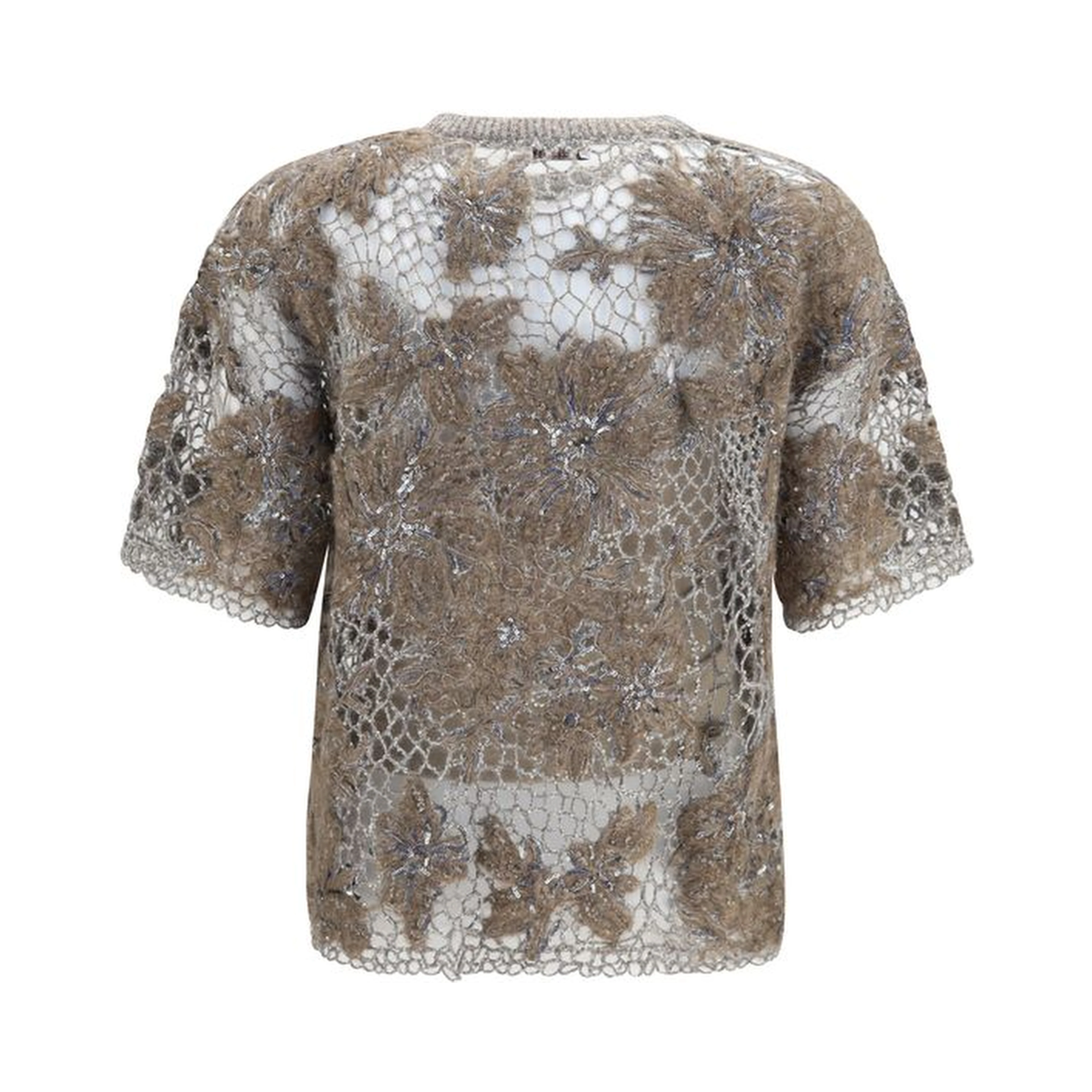 Beige Mohair Blouse