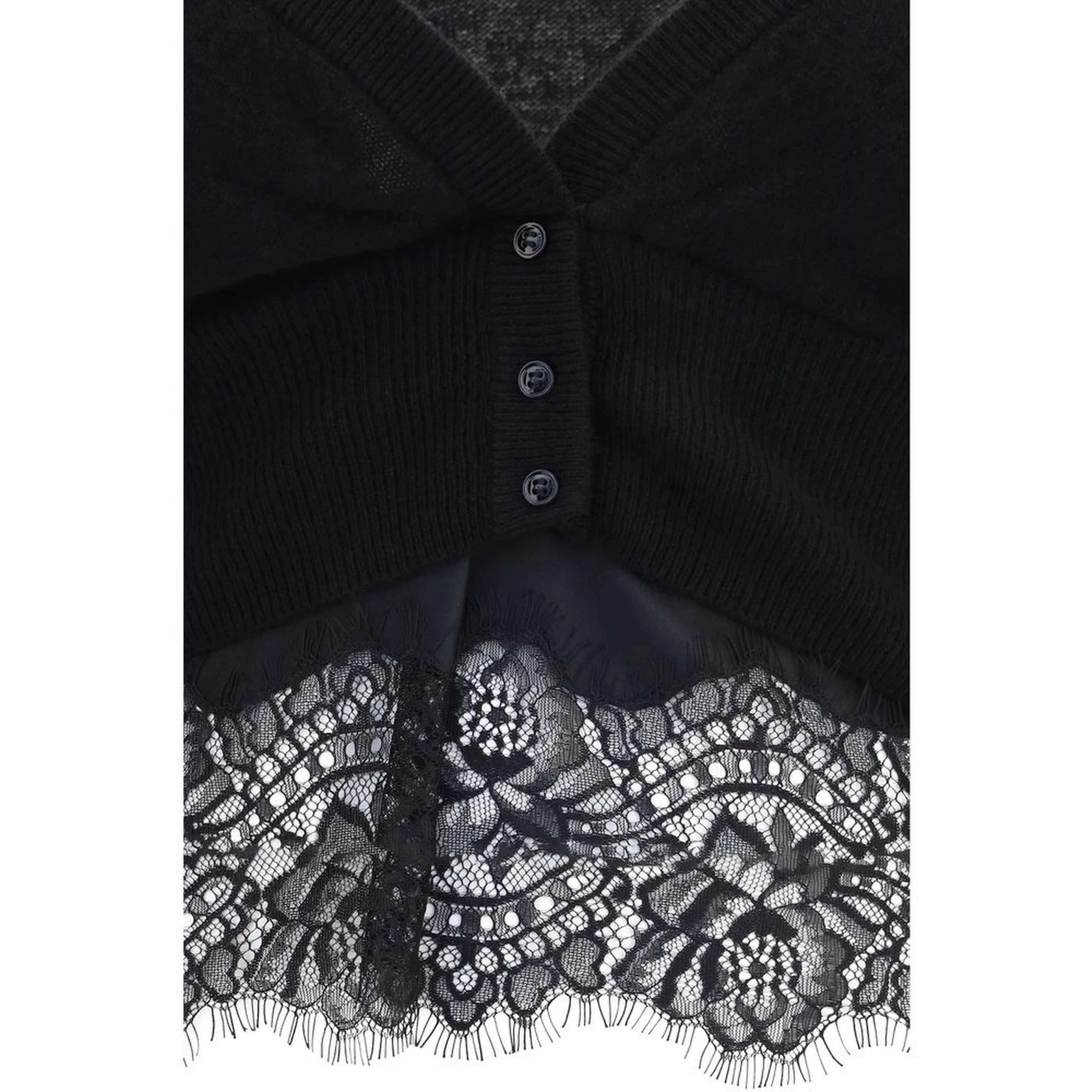 Black Cashmere Cardigan