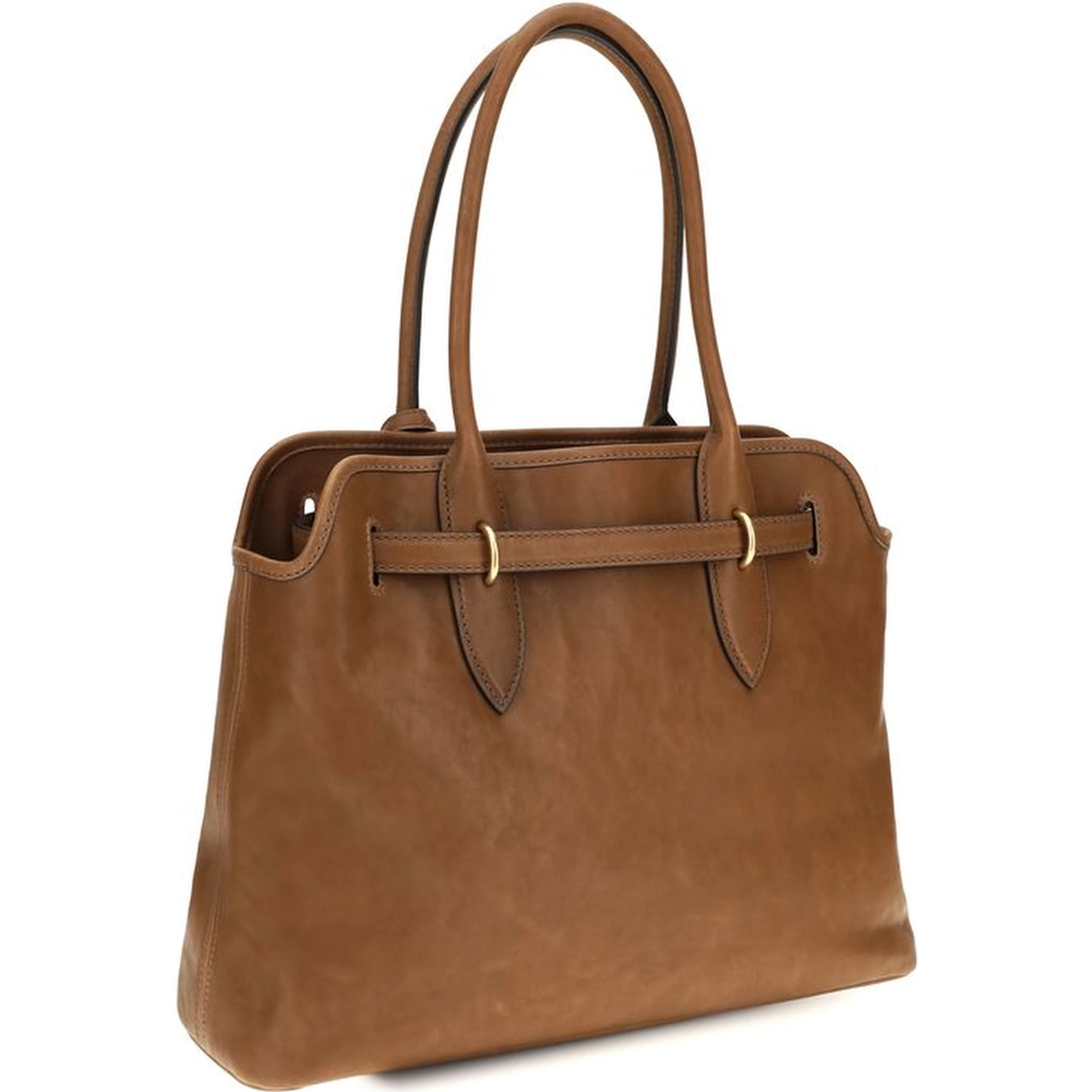 Brown Calf Leather Bos Taurus Shoulder Bag