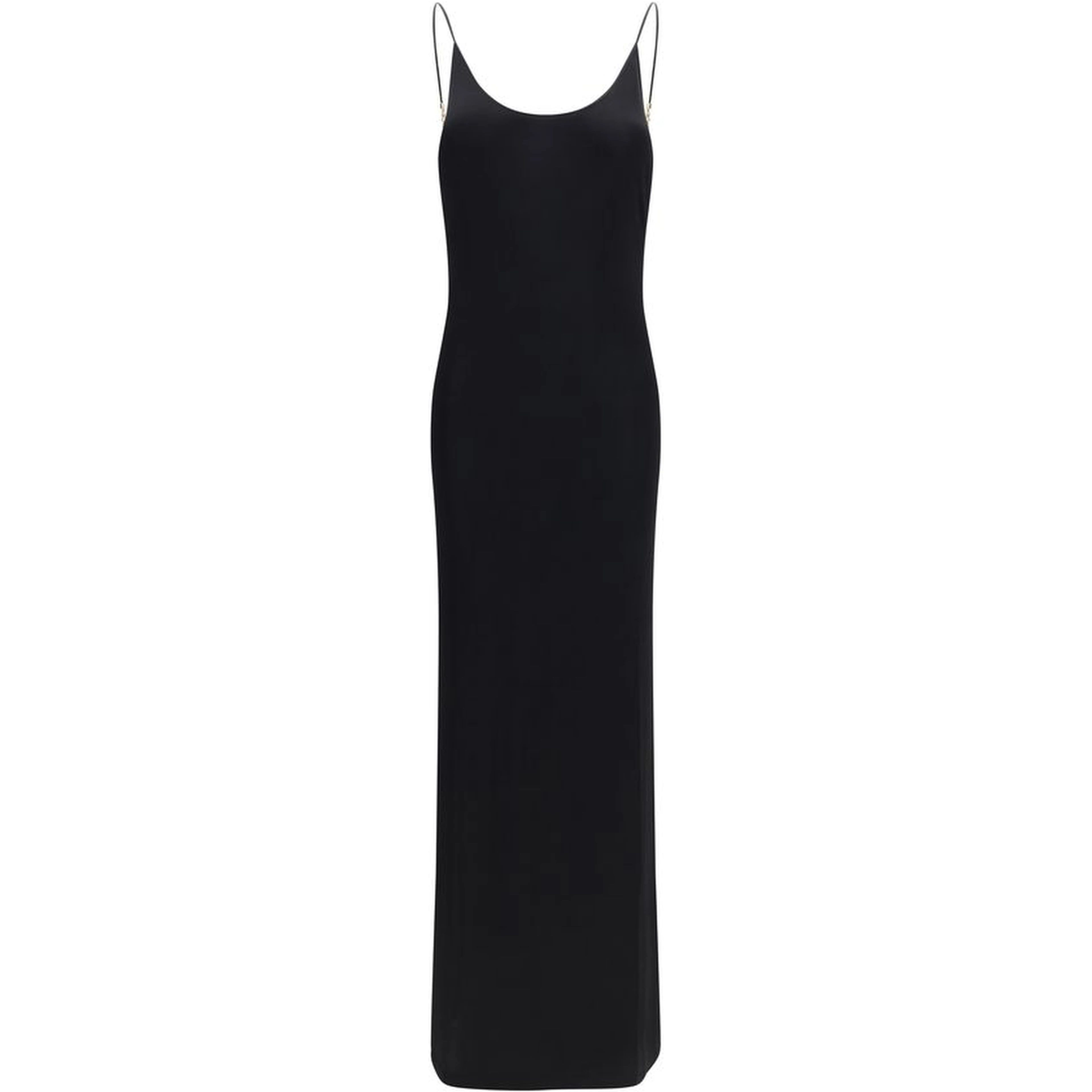 Black Viscose Casual Dress