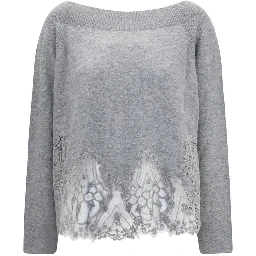 Gray Cashmere Sweater