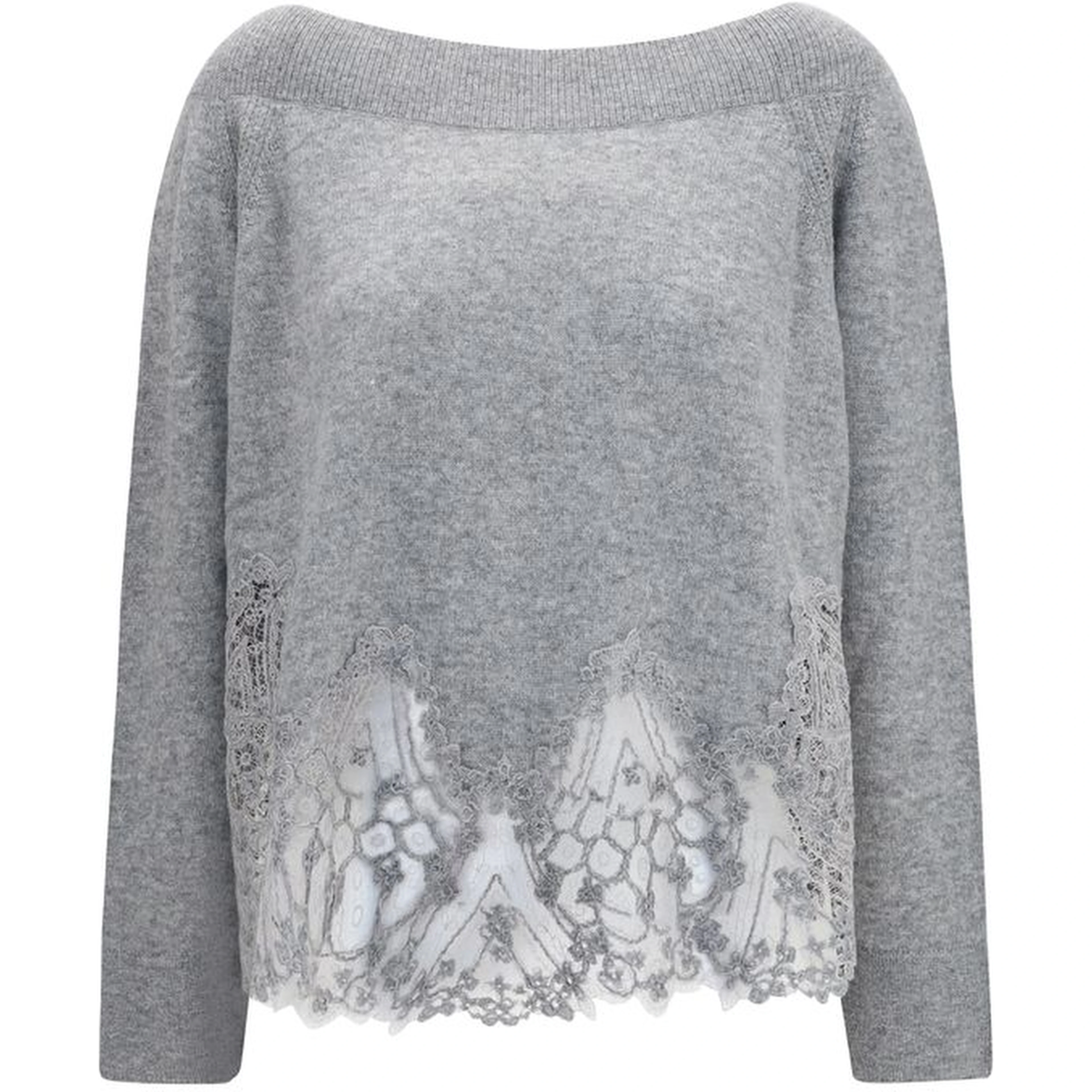 Gray Cashmere Sweater